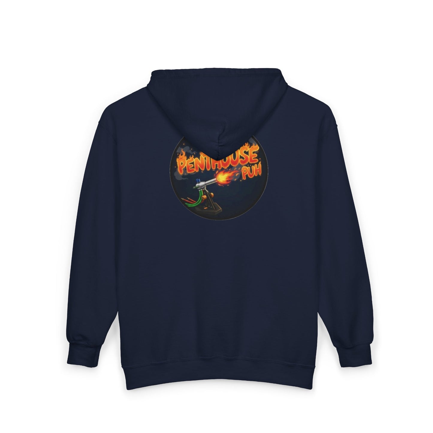Penthouse Puh Flame Logo Hoodie | Zip-Up Sweatshirt