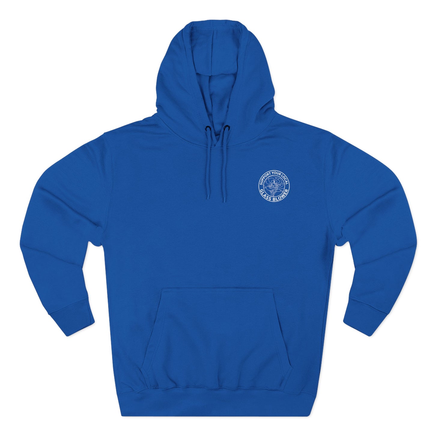 Orange Rose Circle Artwork Hoodie | Floral Back Print
