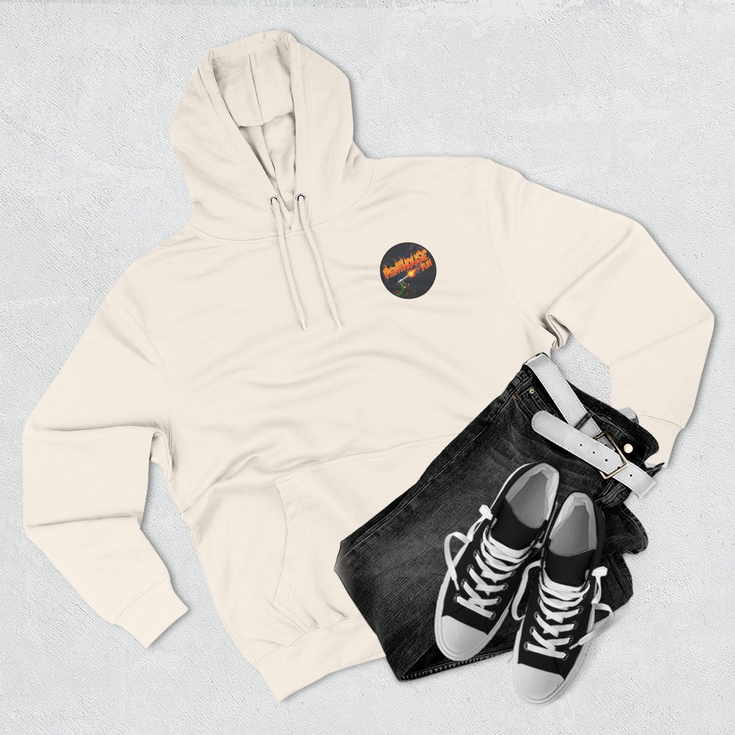 Penthouse Puh Flame Logo Pullover Hoodie