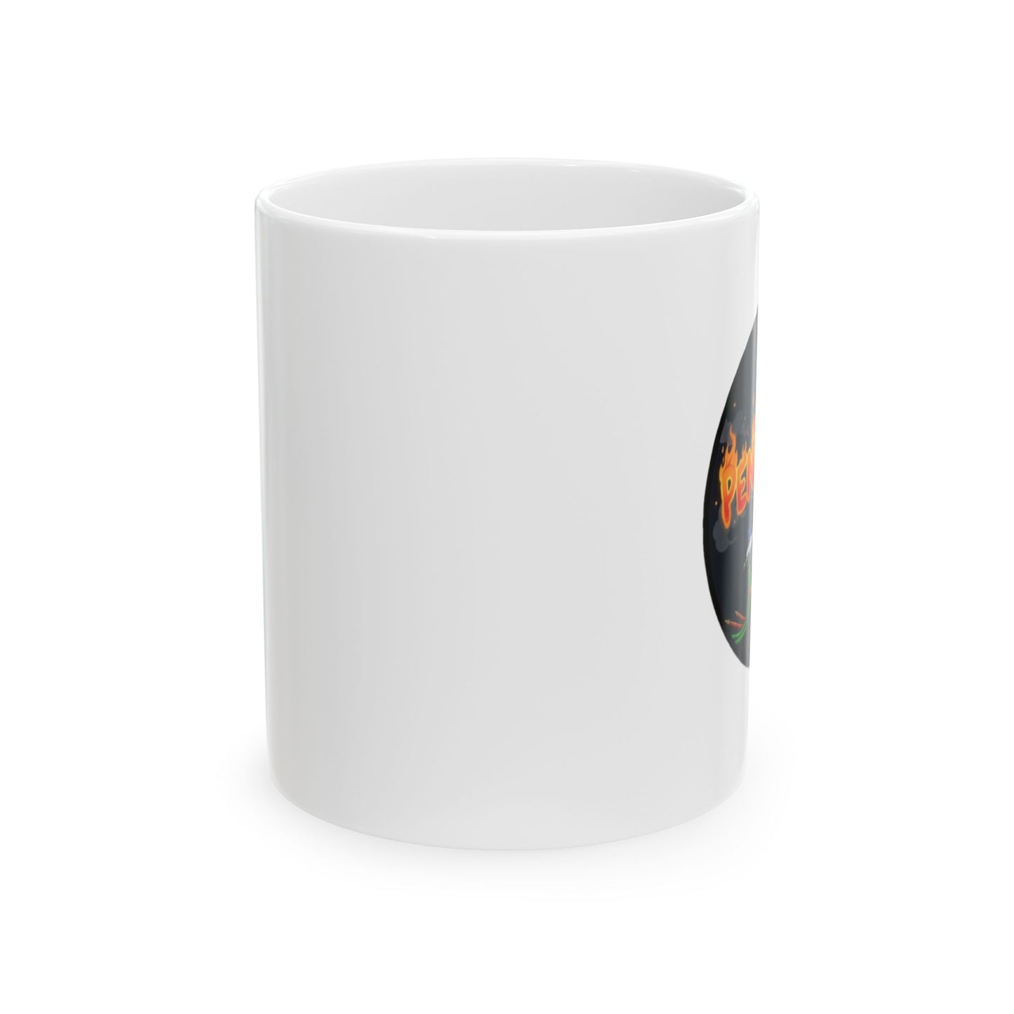 Penthouse Puh Coffee Cup - White (11oz, 15oz)