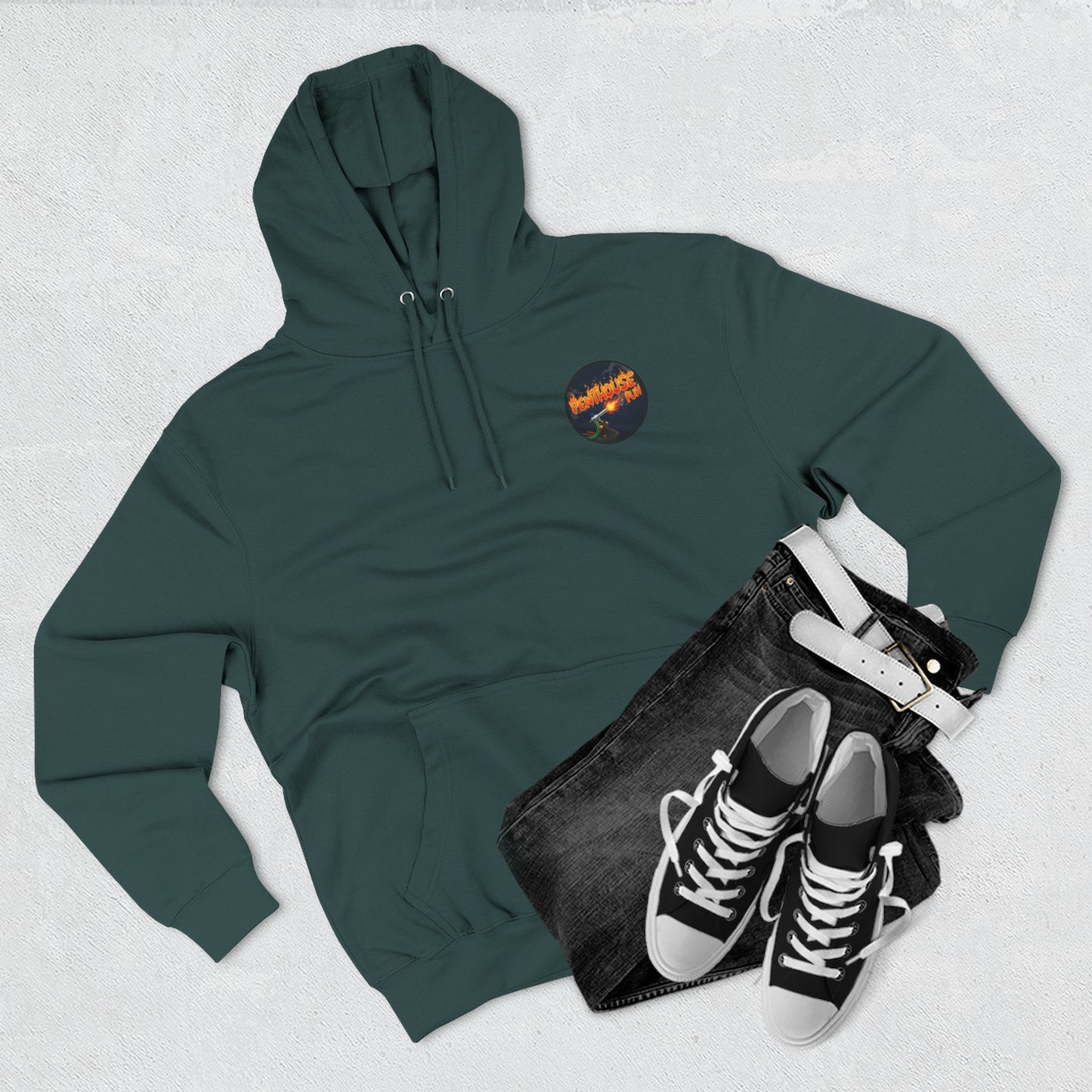 Penthouse Puh Flame Logo Pullover Hoodie