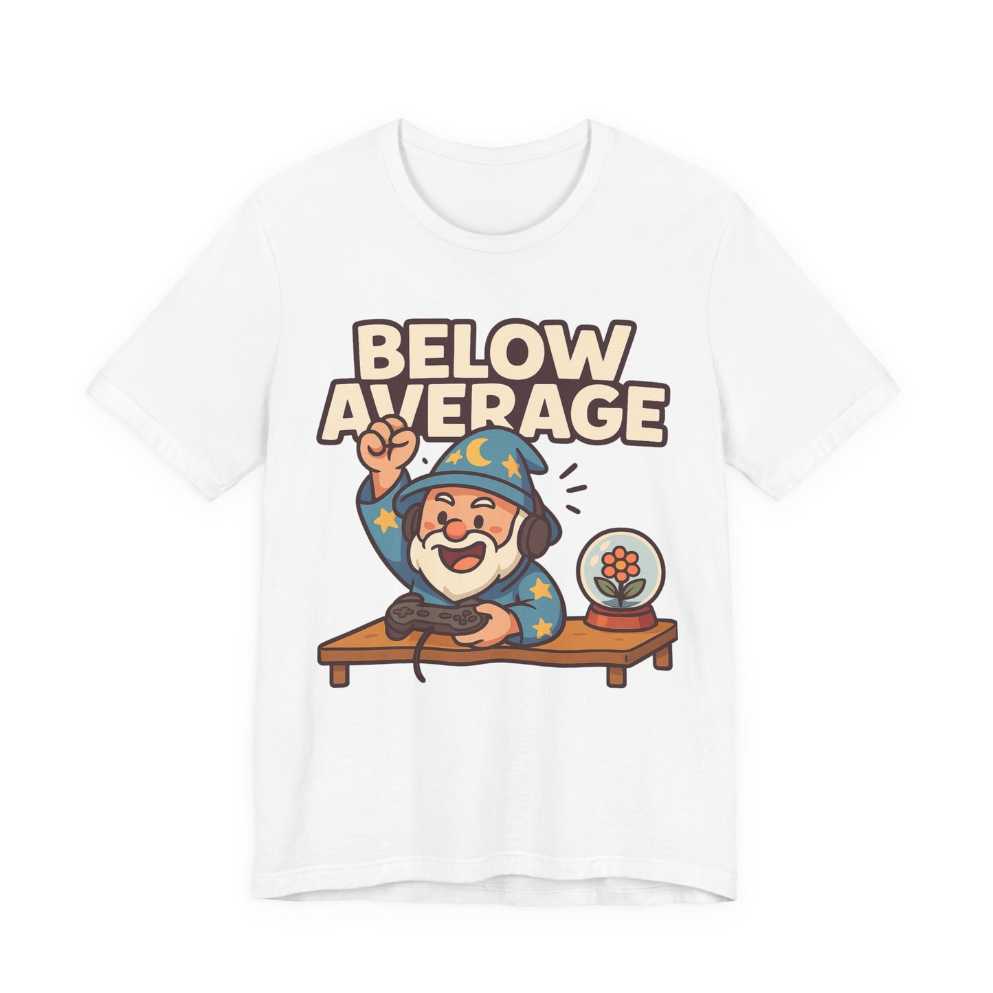Below Average Gamer Unisex Jersey Short Sleeve Tee
