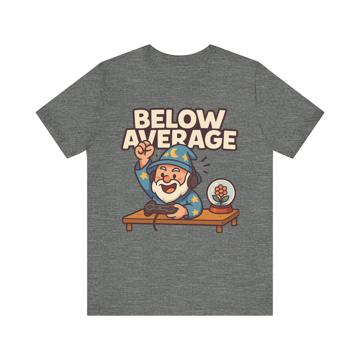 Below Average Gamer Unisex Jersey Short Sleeve Tee