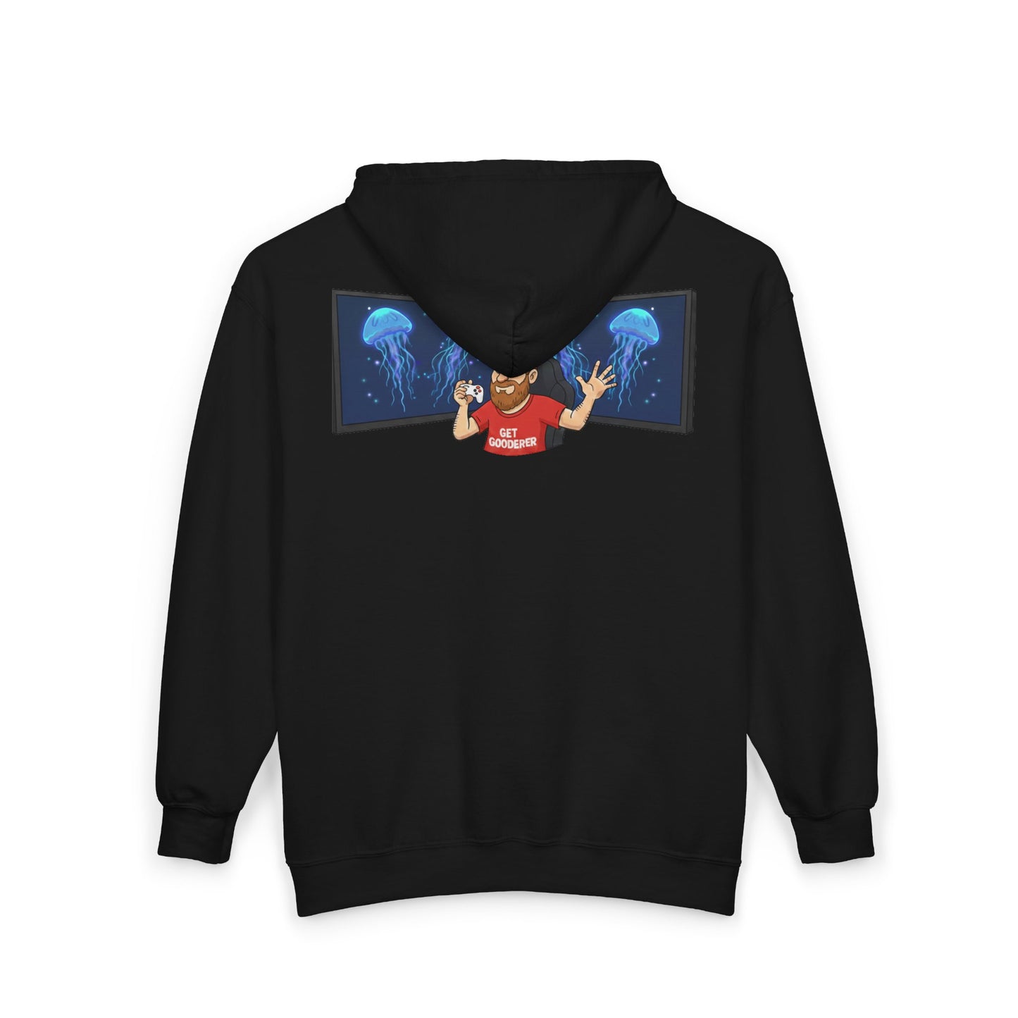 Get Gooderer Penthouse Puh Flame Logo Hoodie | Zip-Up Sweatshirt
