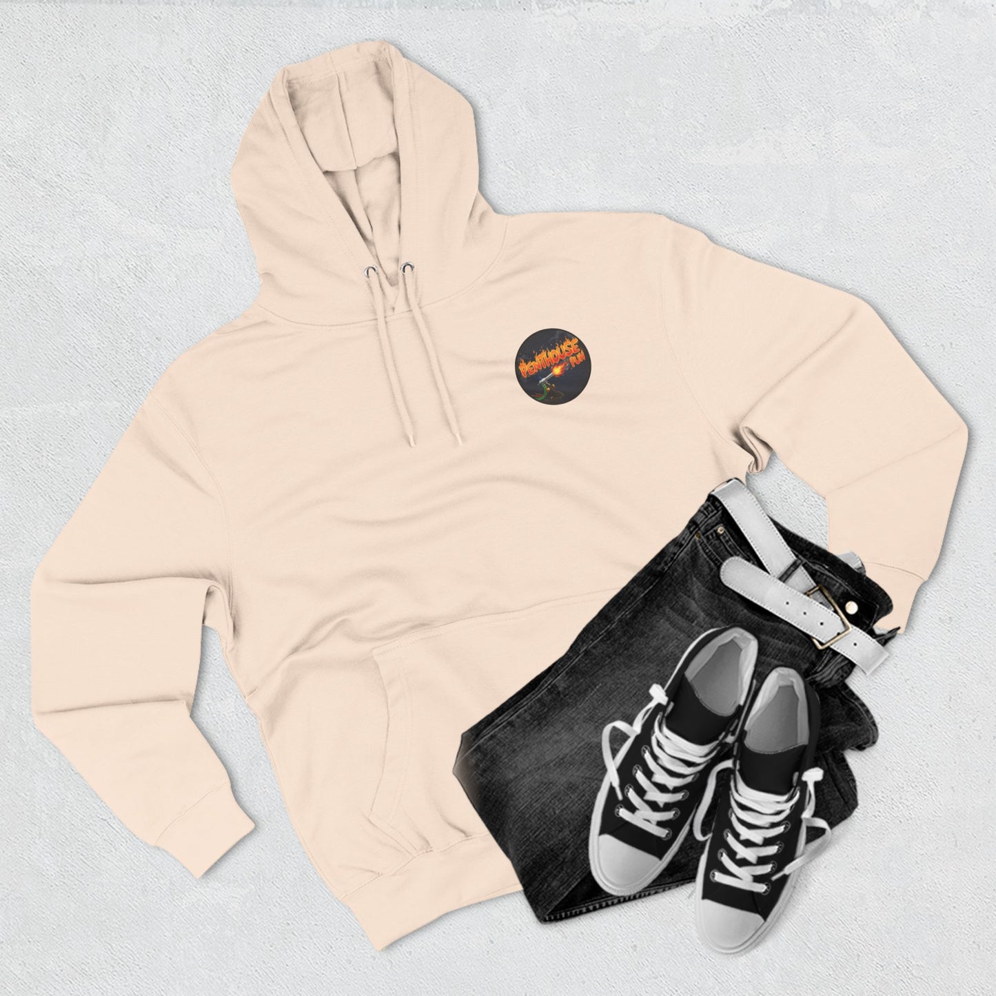 Penthouse Puh Flame Logo Pullover Hoodie