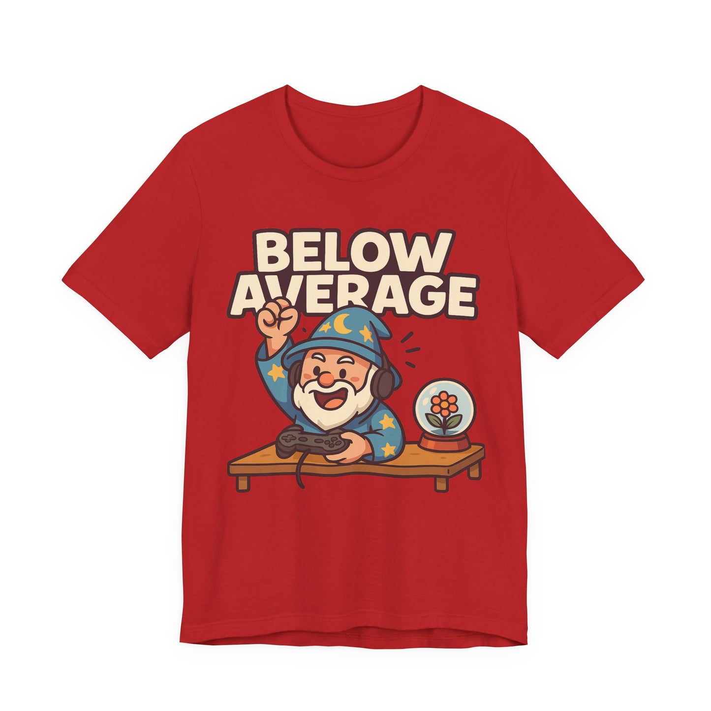 Below Average Gamer Unisex Jersey Short Sleeve Tee