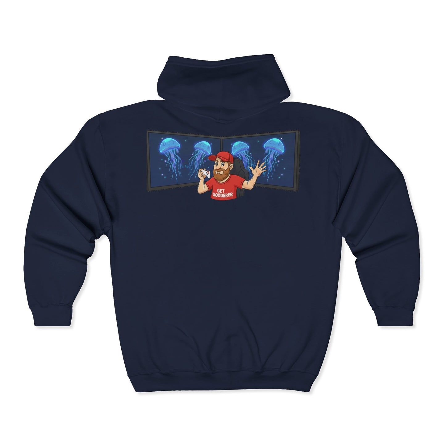 Get Gooderer Penthouse Puh Flame Logo Hoodie | Zip-Up Sweatshirt
