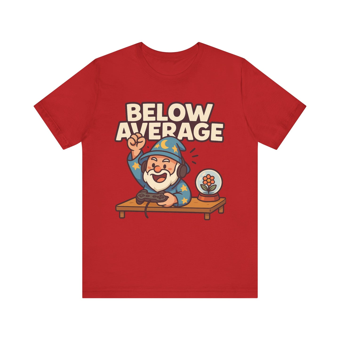 Below Average Gamer Unisex Jersey Short Sleeve Tee