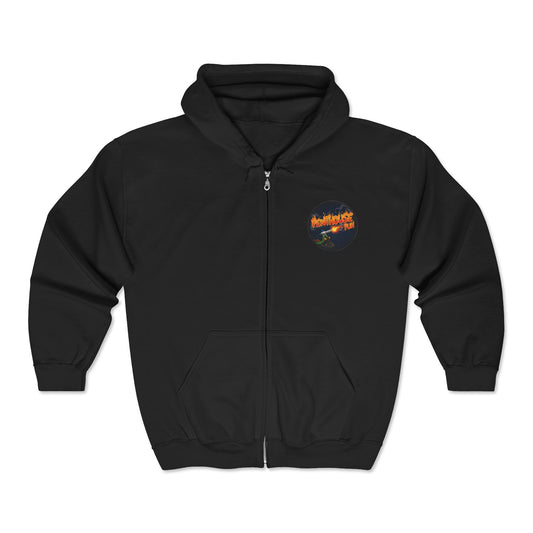 Penthouse Puh Flame Logo Hoodie | Zip-Up Sweatshirt