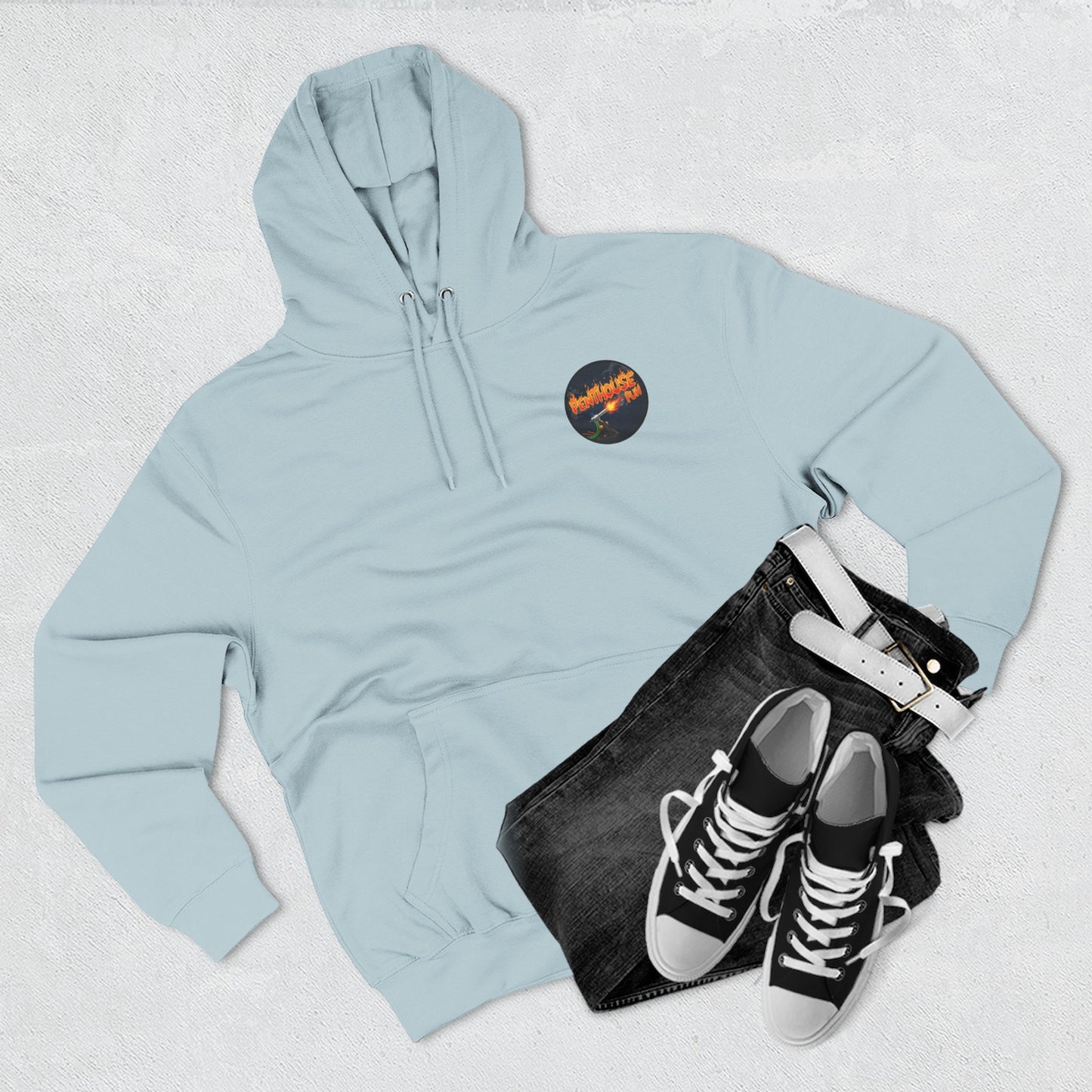 Penthouse Puh Flame Logo Pullover Hoodie