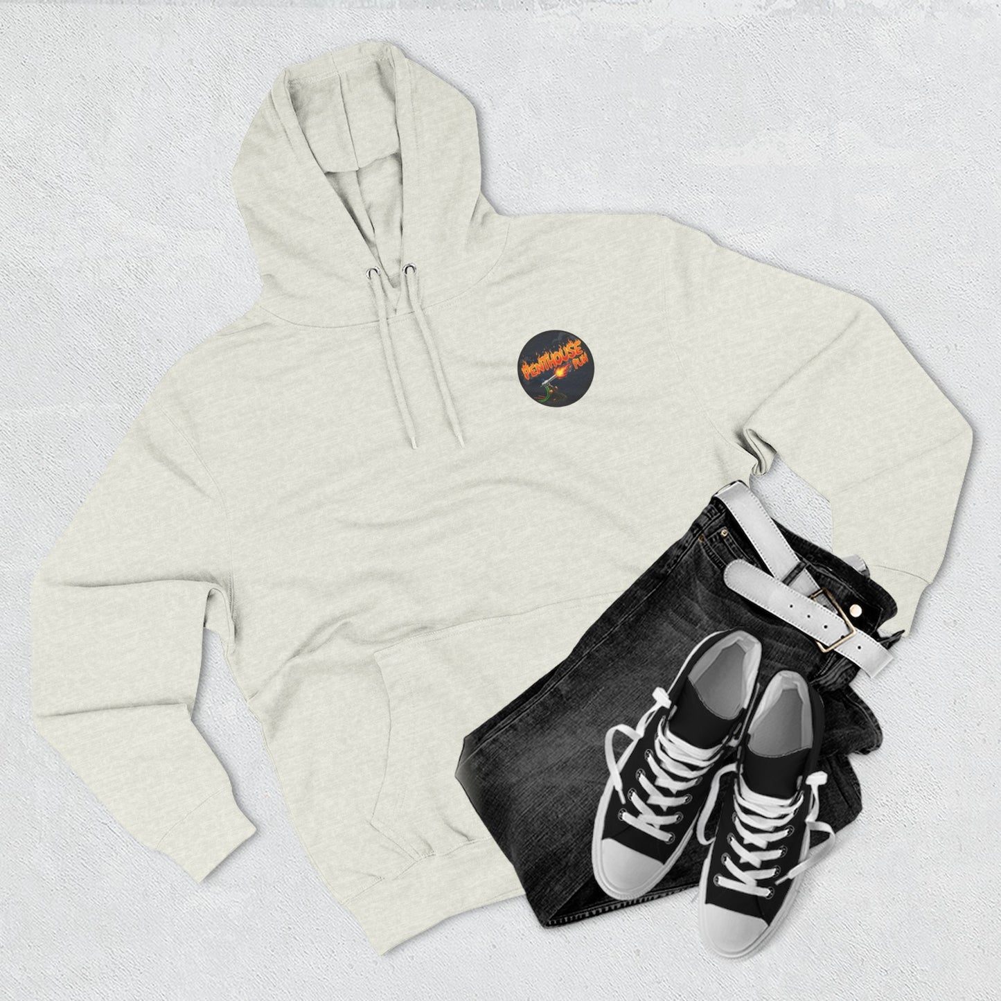 Penthouse Puh Flame Logo Pullover Hoodie
