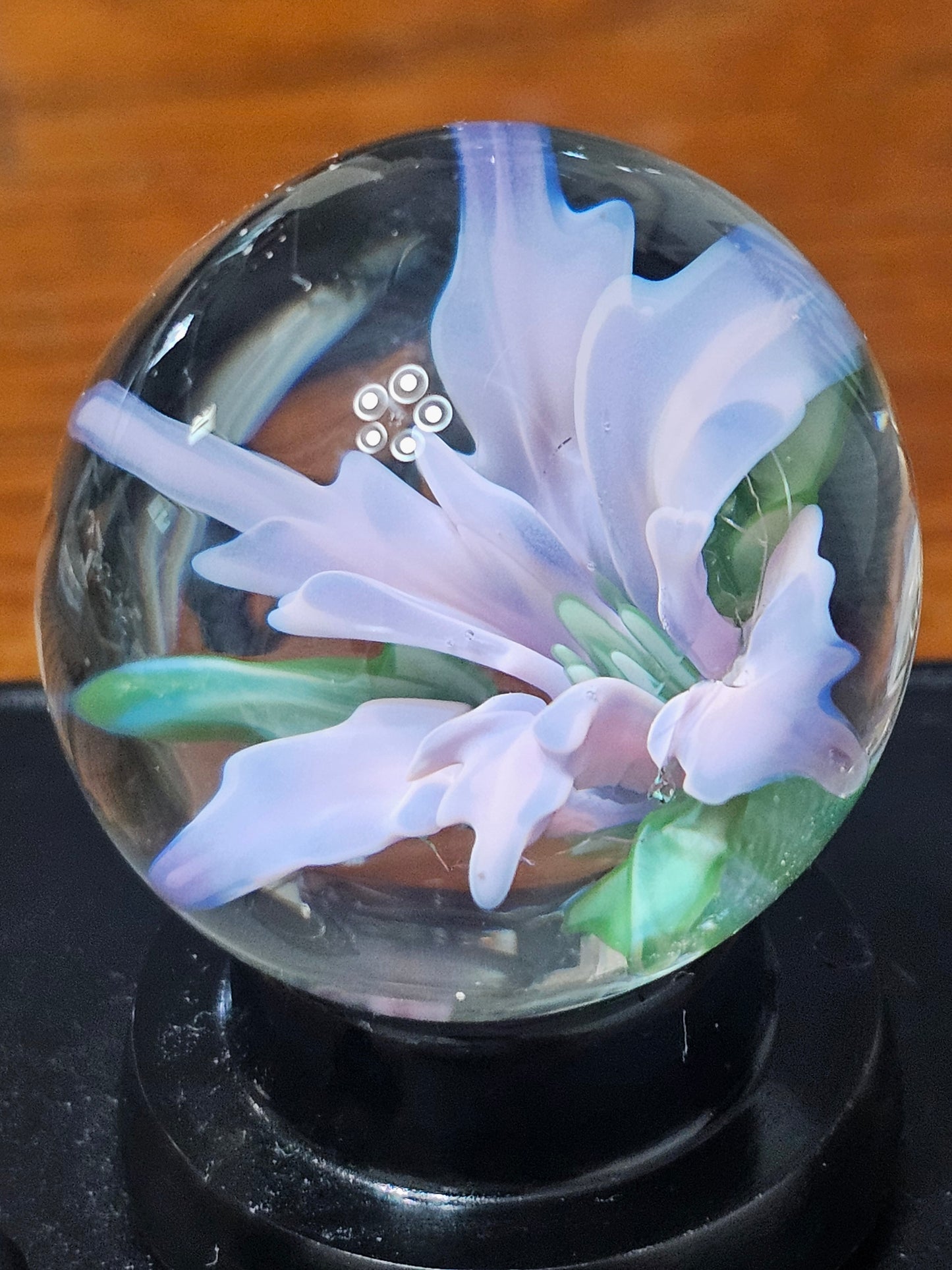Pink and Purple Floral Marble