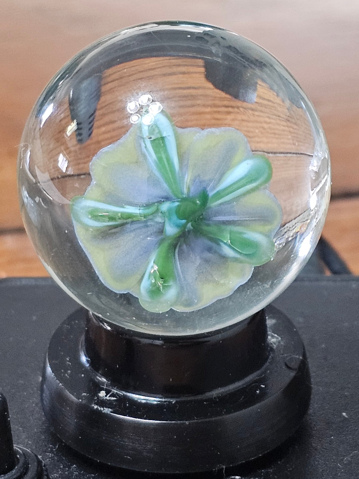 Purple Urple and Roswell Yellow Floral Marble