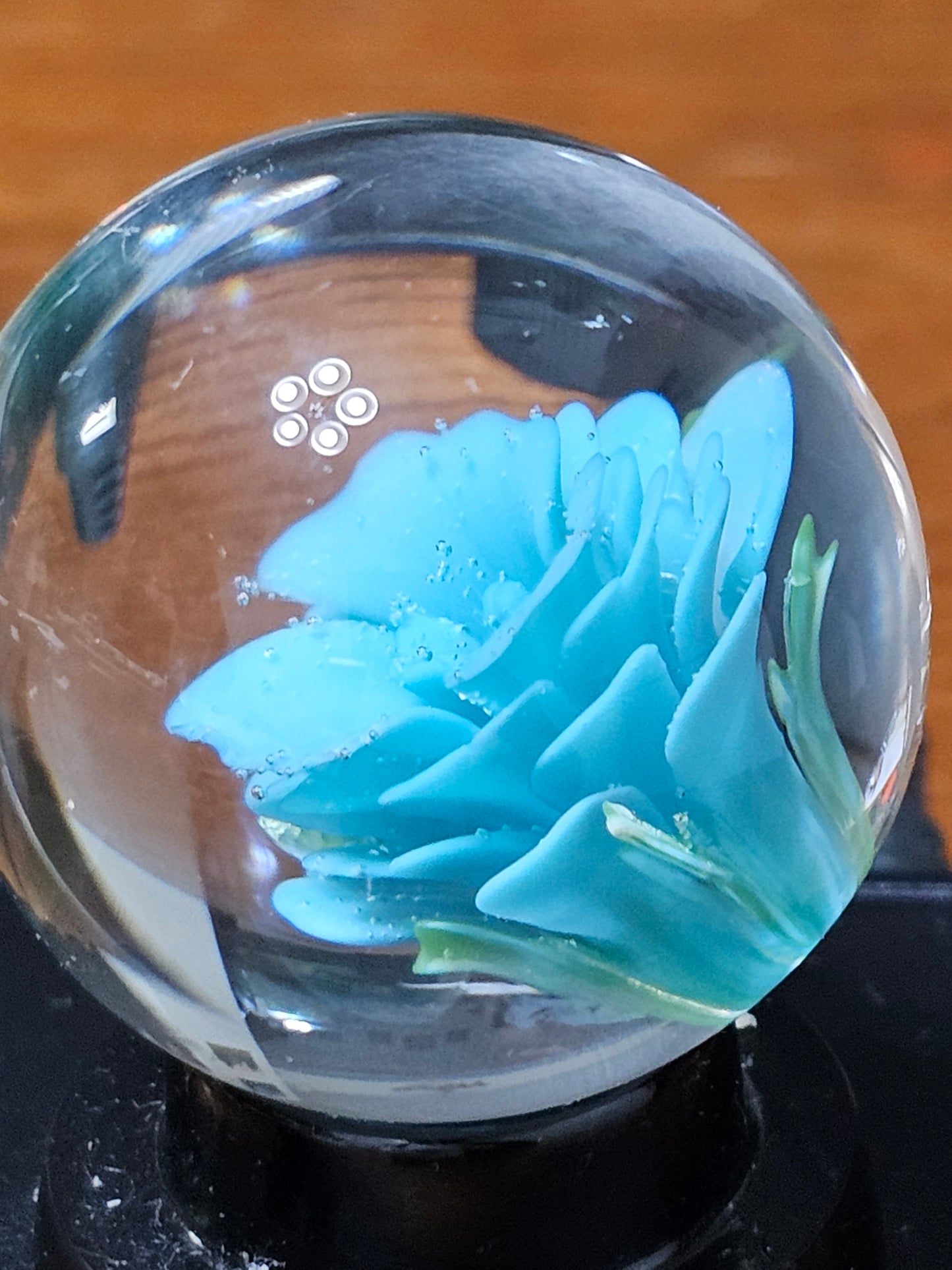 Agua Azul Floral Marble