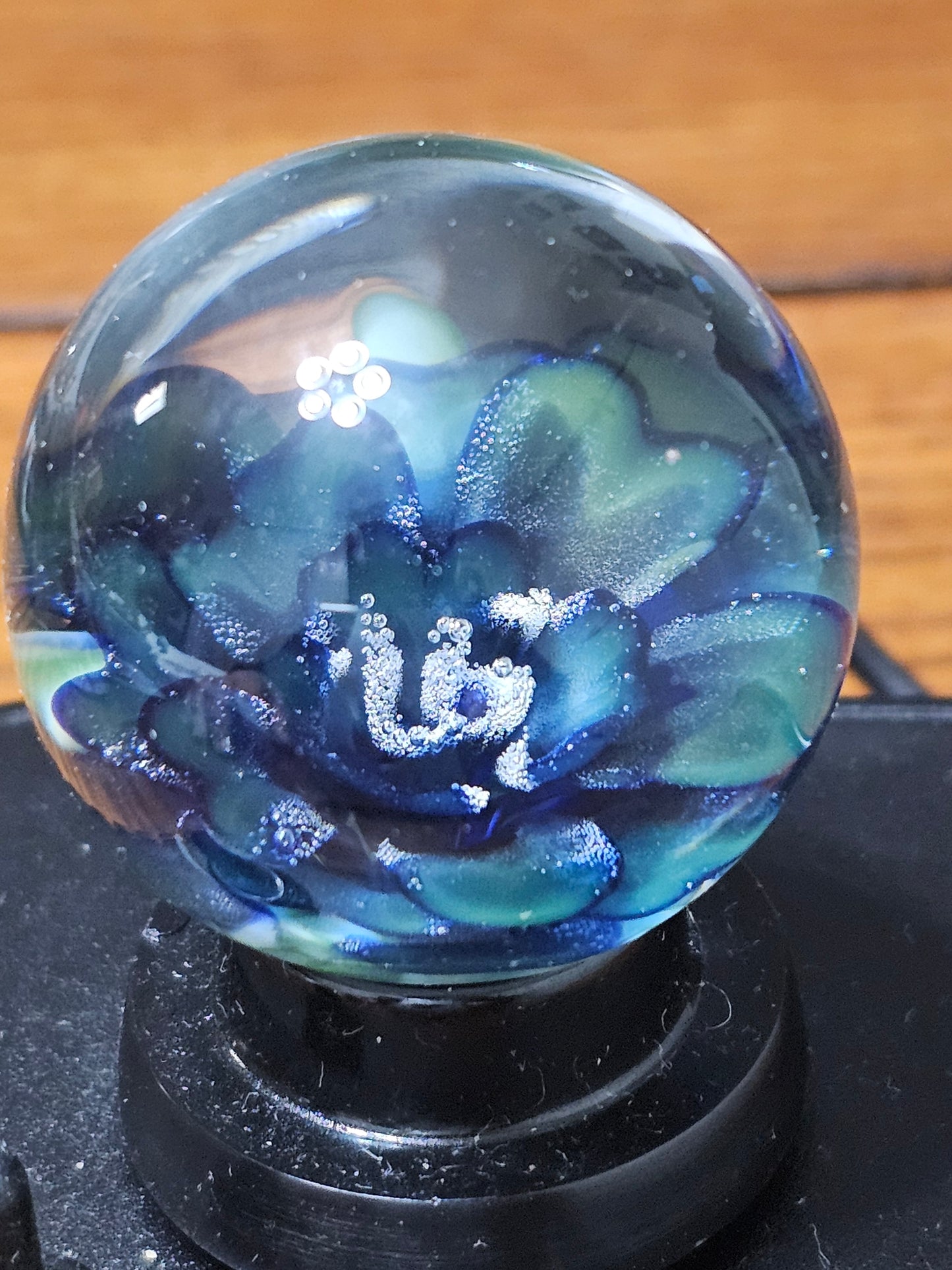 Roswell Yellow Turbo Cobalt Floral Marble