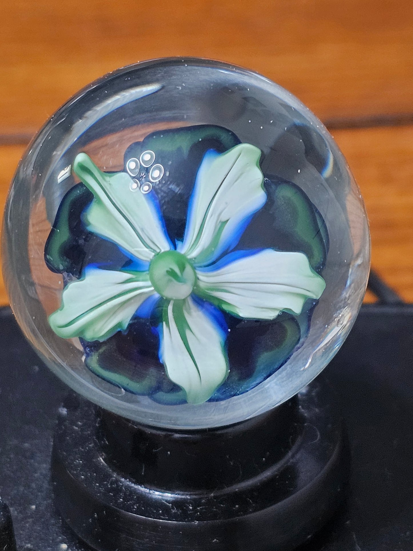 Roswell Yellow Turbo Cobalt Floral Marble