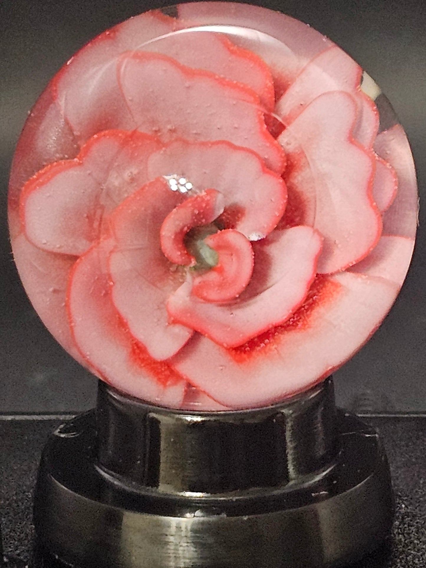 Wisteria & Poppy Red Floral Marble