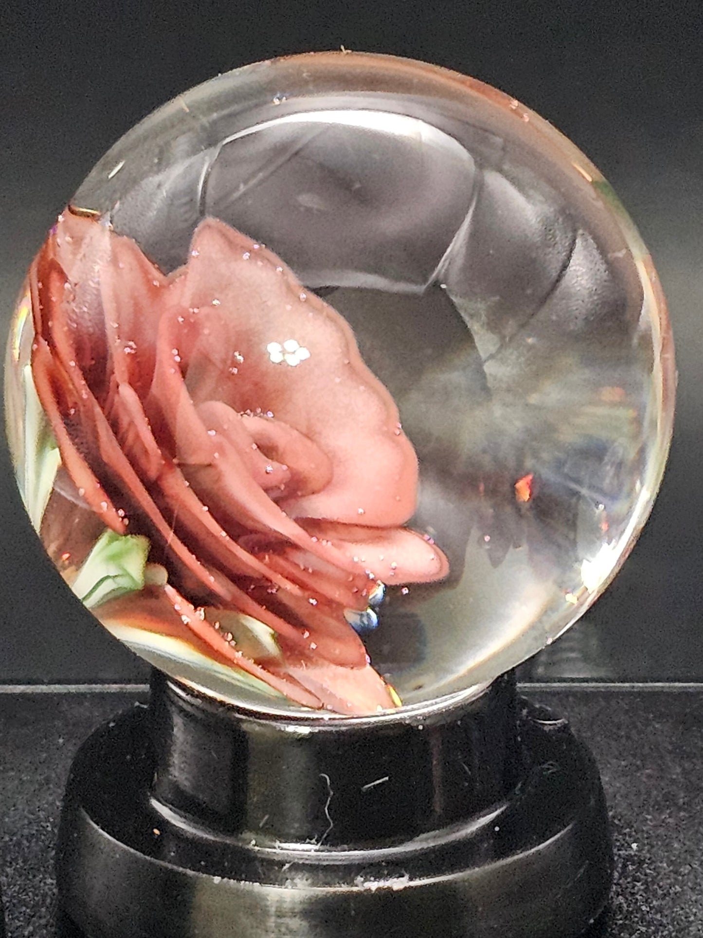 Pink Cadillac & Red Elvis Floral Marble