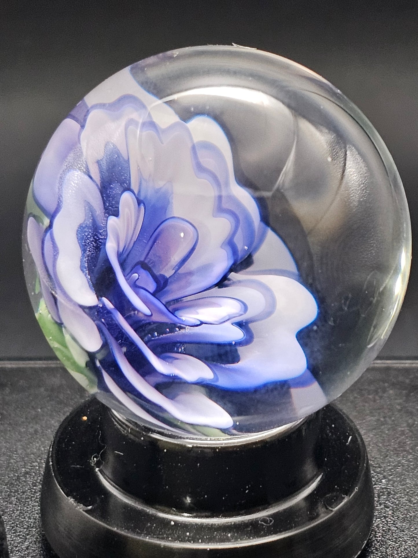 China White, Telemagenta, & Turbo Cobalt Floral Marble
