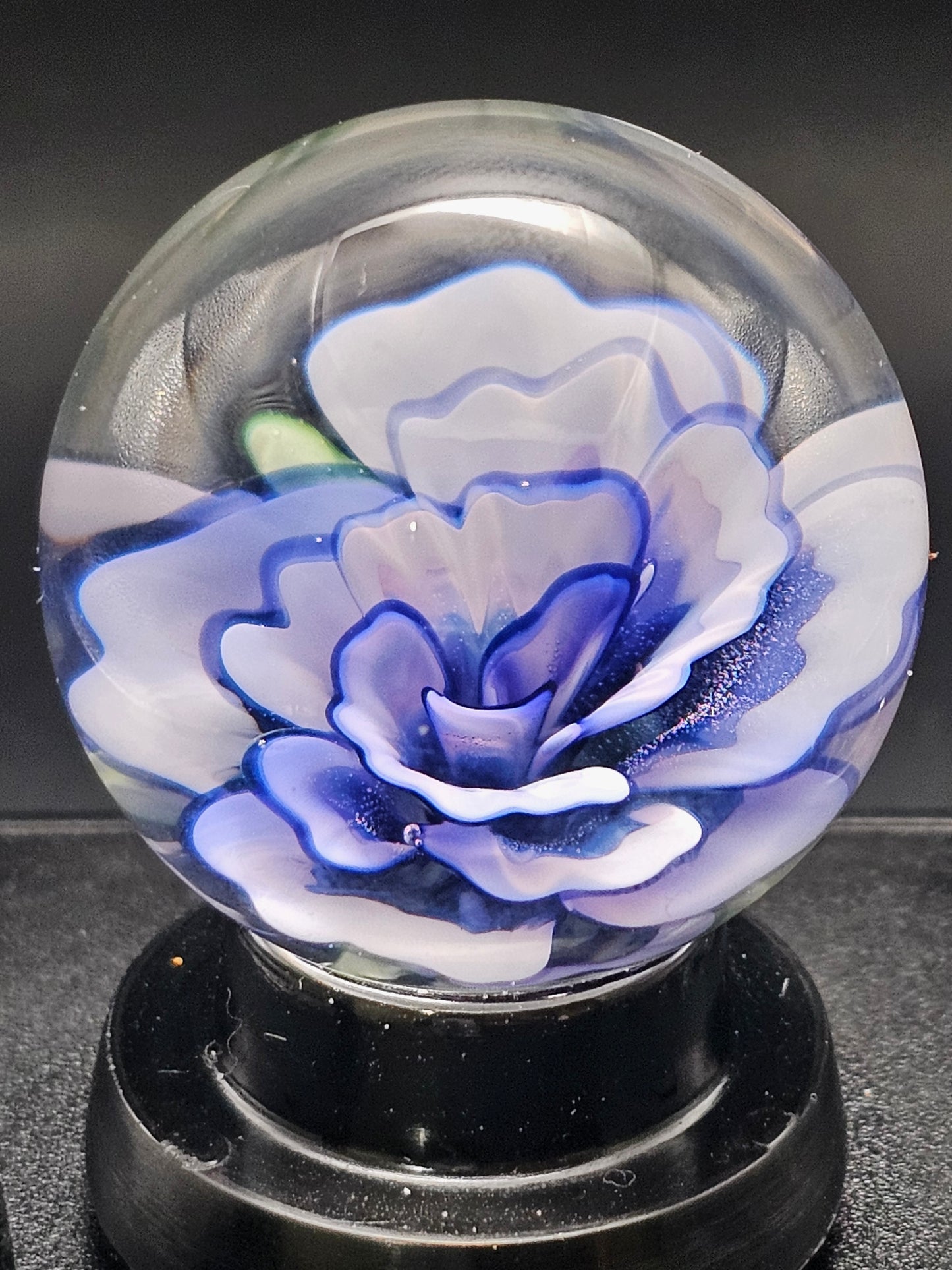 China White, Telemagenta, & Turbo Cobalt Floral Marble