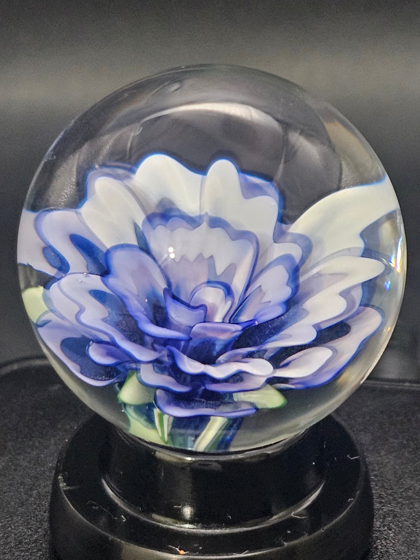 Pink Cadillac, Wisteria, & Cobalt Blue Floral Marble