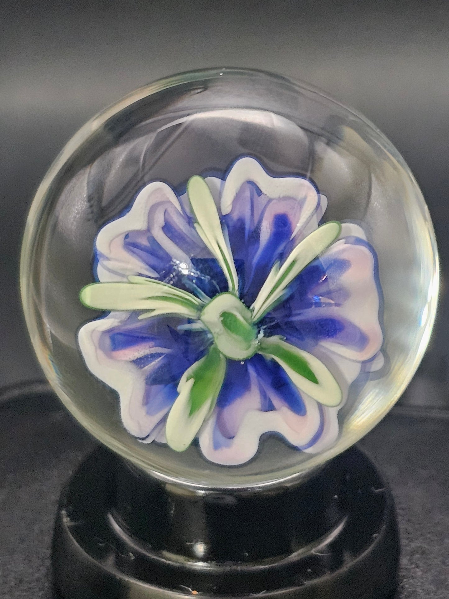 Pink Cadillac, Wisteria, & Cobalt Blue Floral Marble