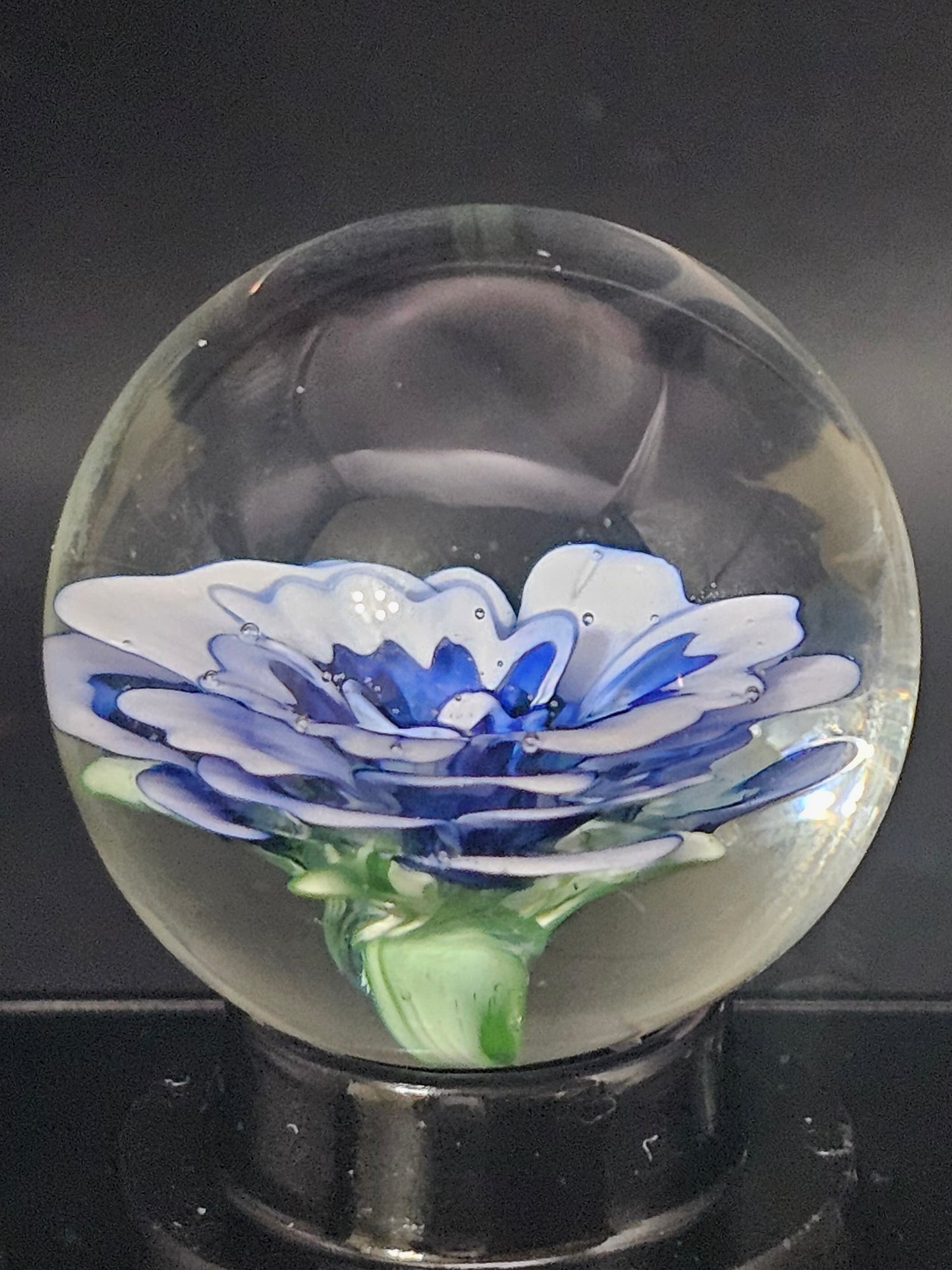 China White, Ion (Uranium) & Turbo Cobalt Floral Marble