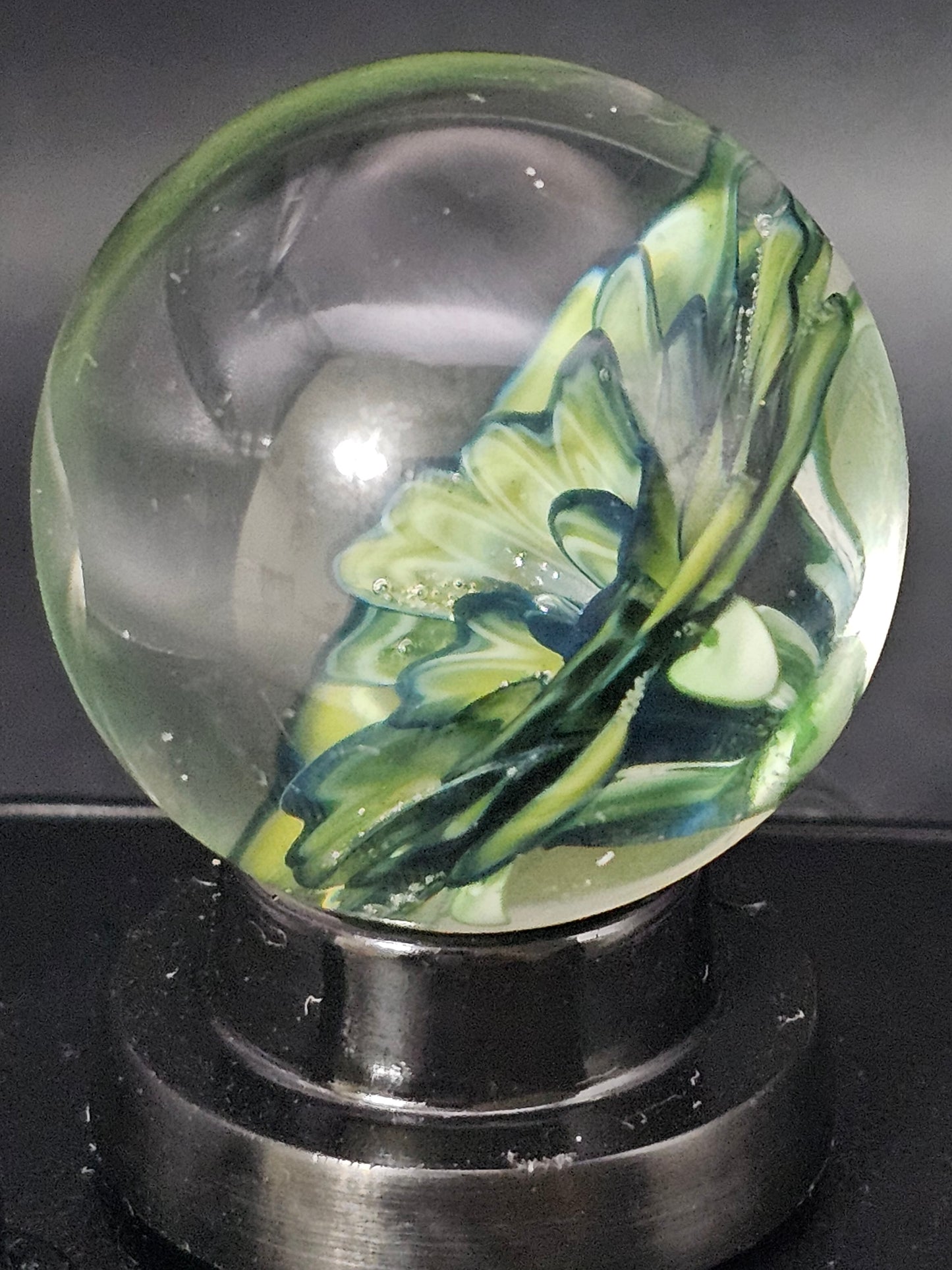 Roswell Yellow, China White Striped & Turbo Cobalt Floral Marble
