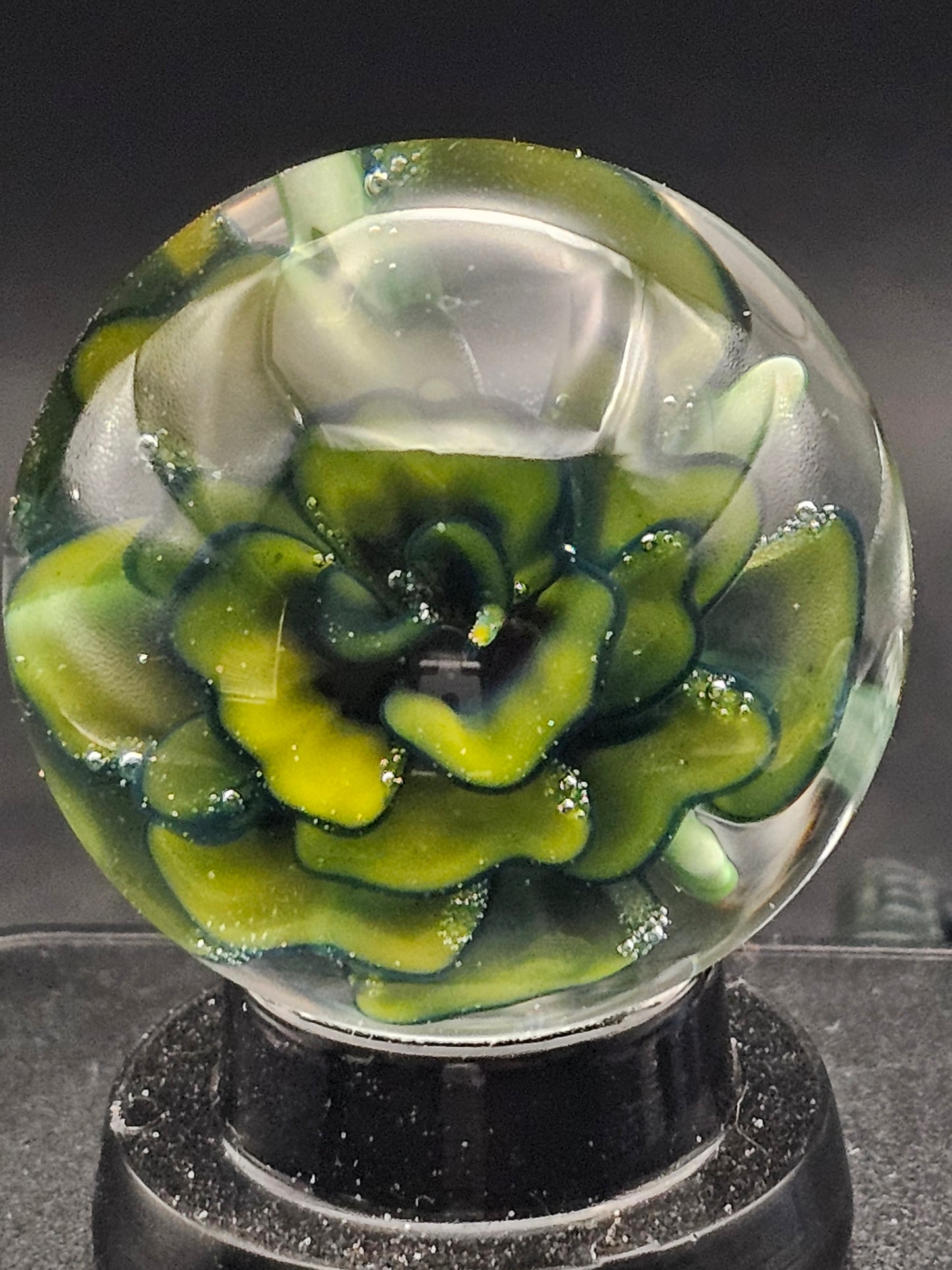 Canary Yellow & Turbo Cobalt Floral Marble