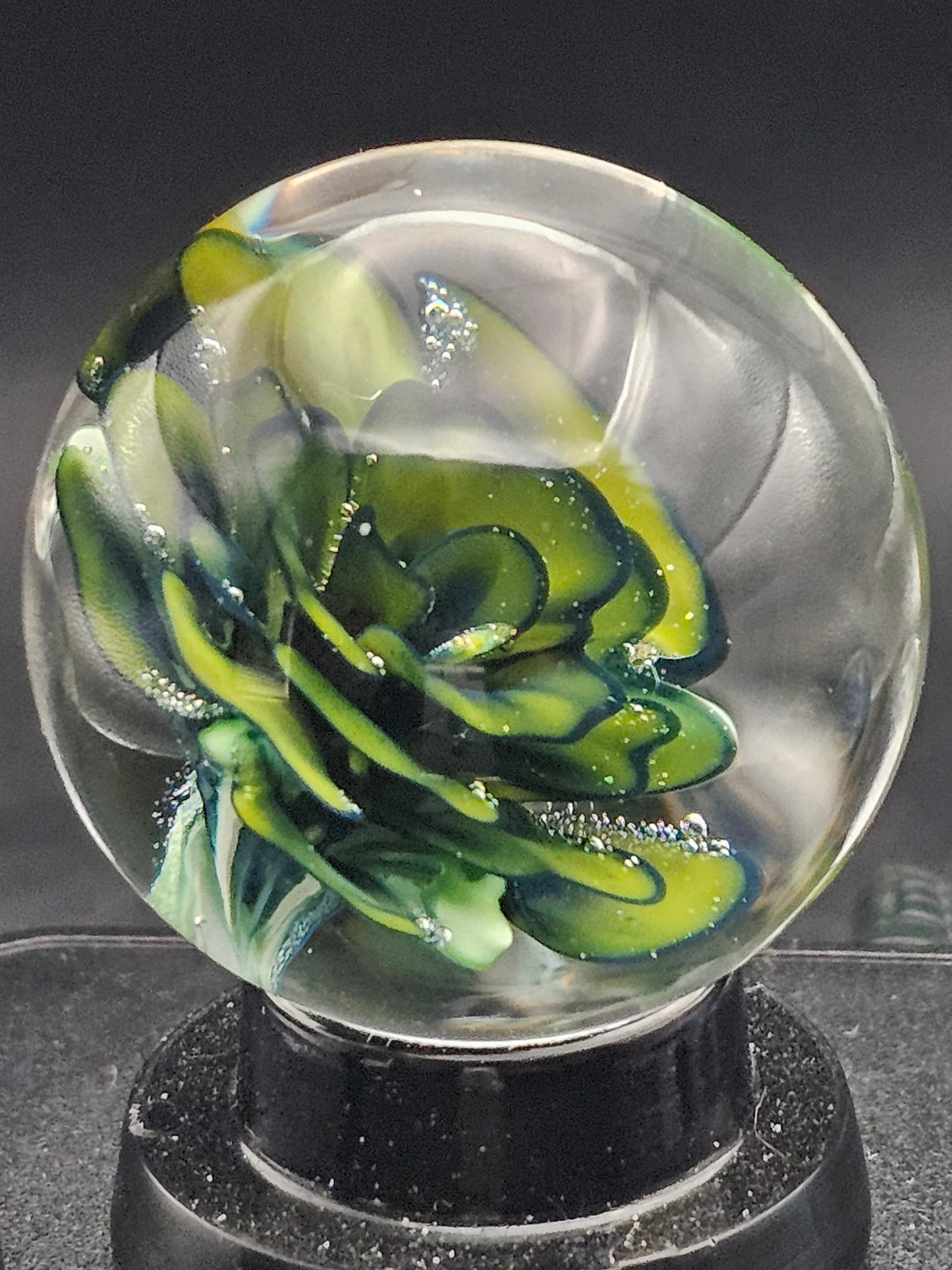 Canary Yellow & Turbo Cobalt Floral Marble
