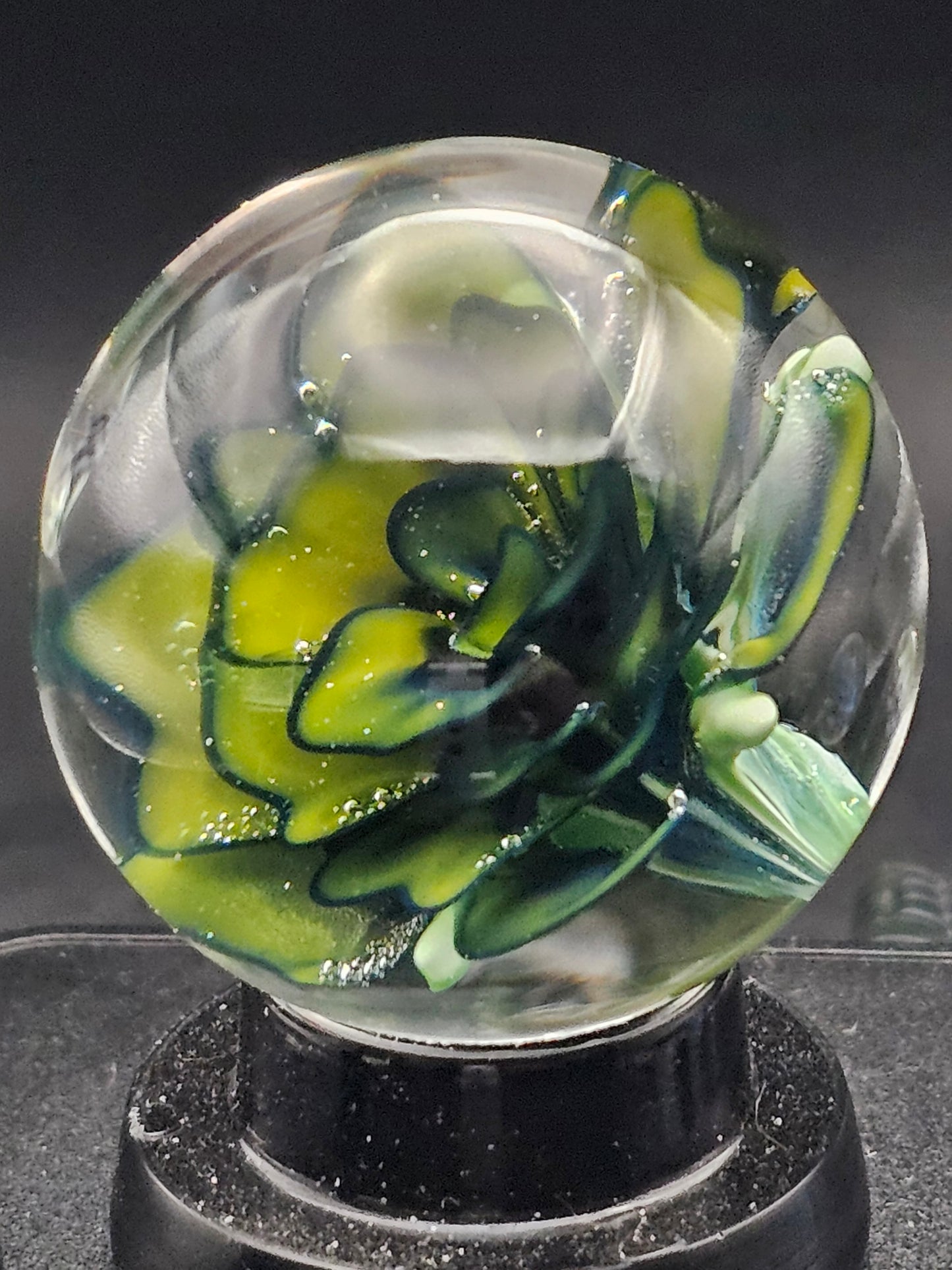 Canary Yellow & Turbo Cobalt Floral Marble