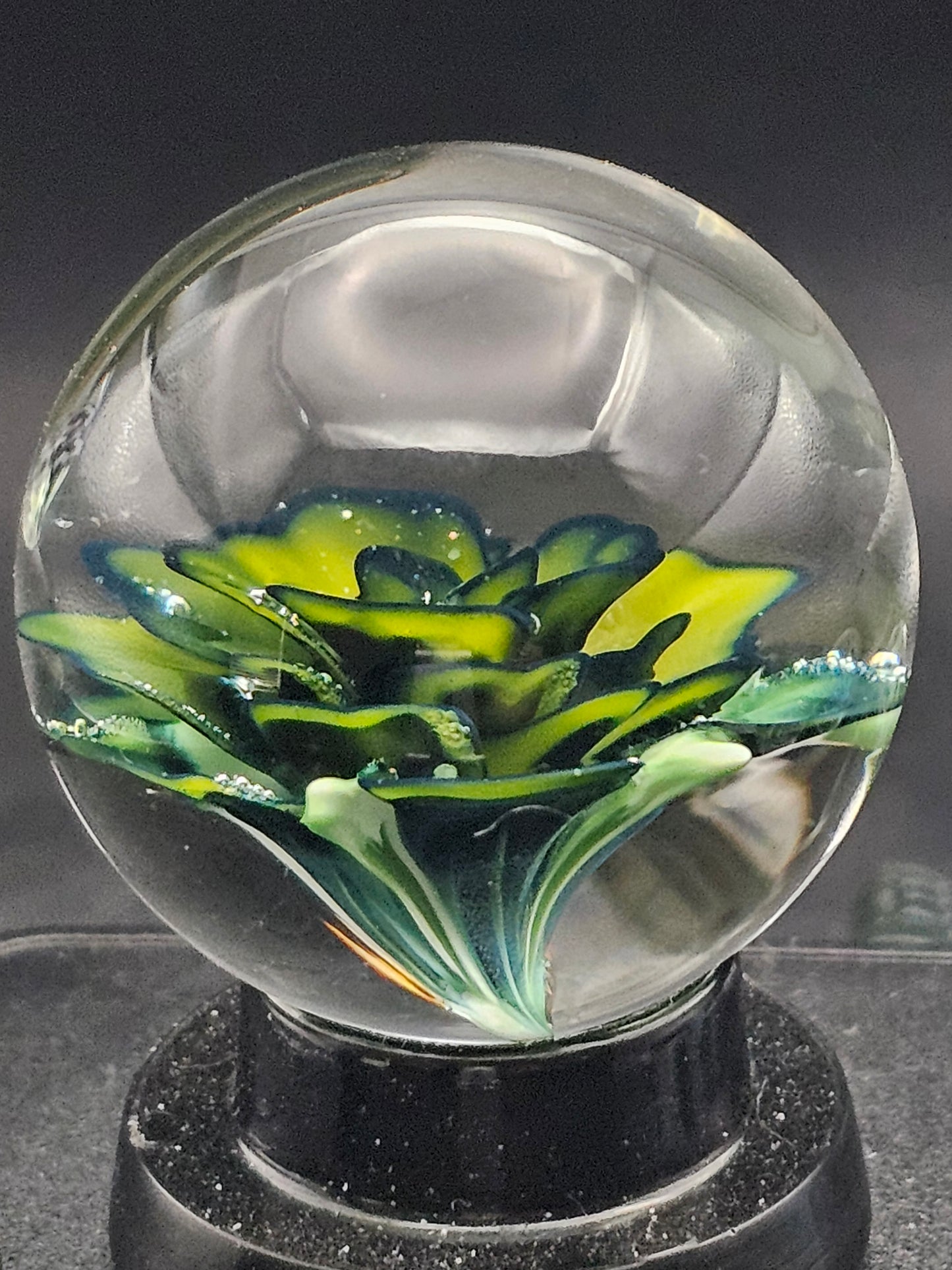 Canary Yellow & Turbo Cobalt Floral Marble