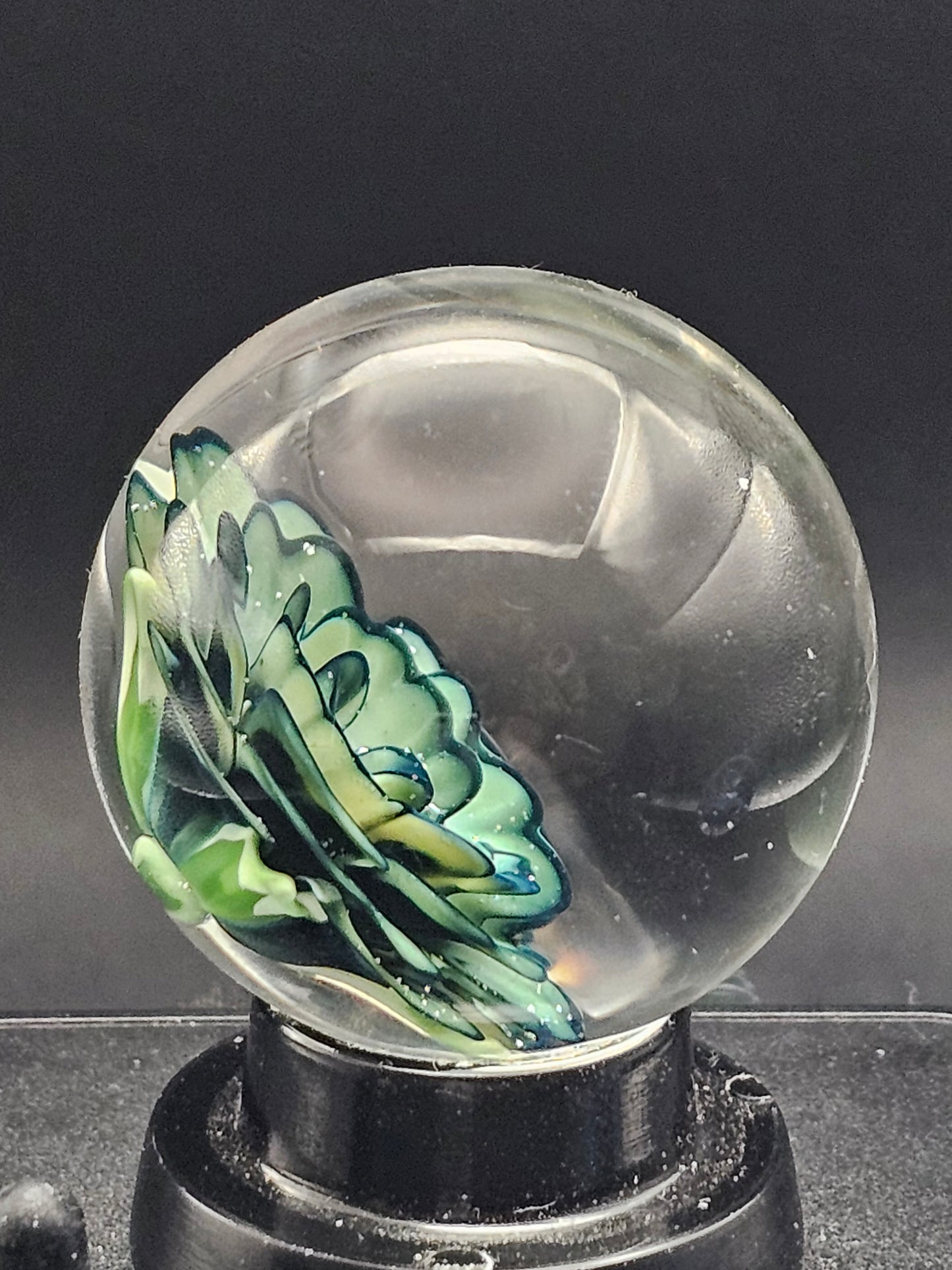 Slyme & Galaxy Black Floral Marble