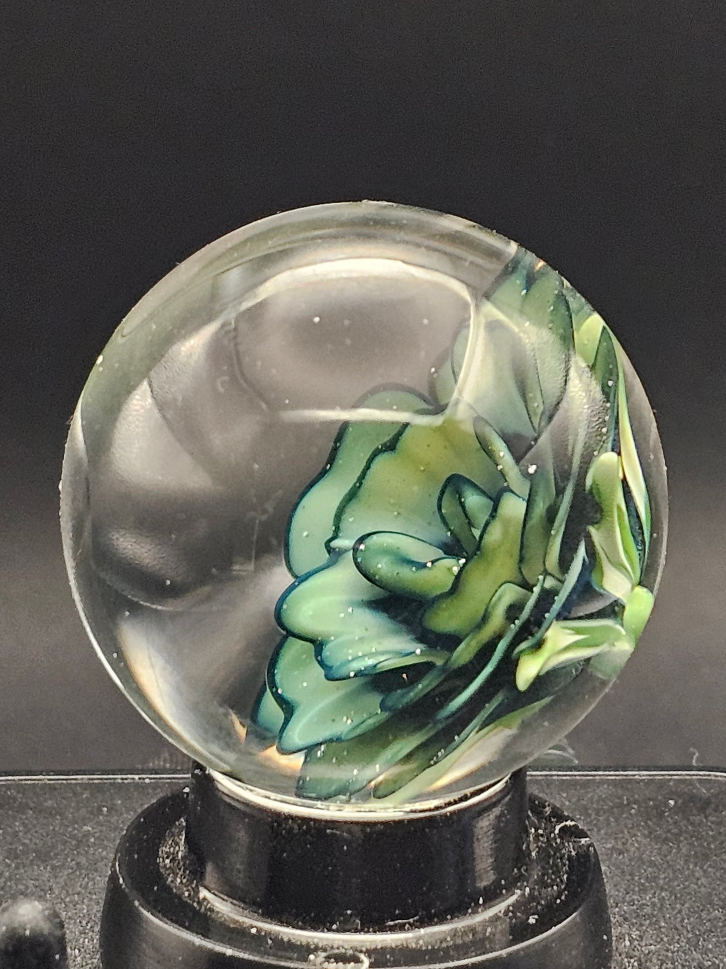 Slyme & Galaxy Black Floral Marble