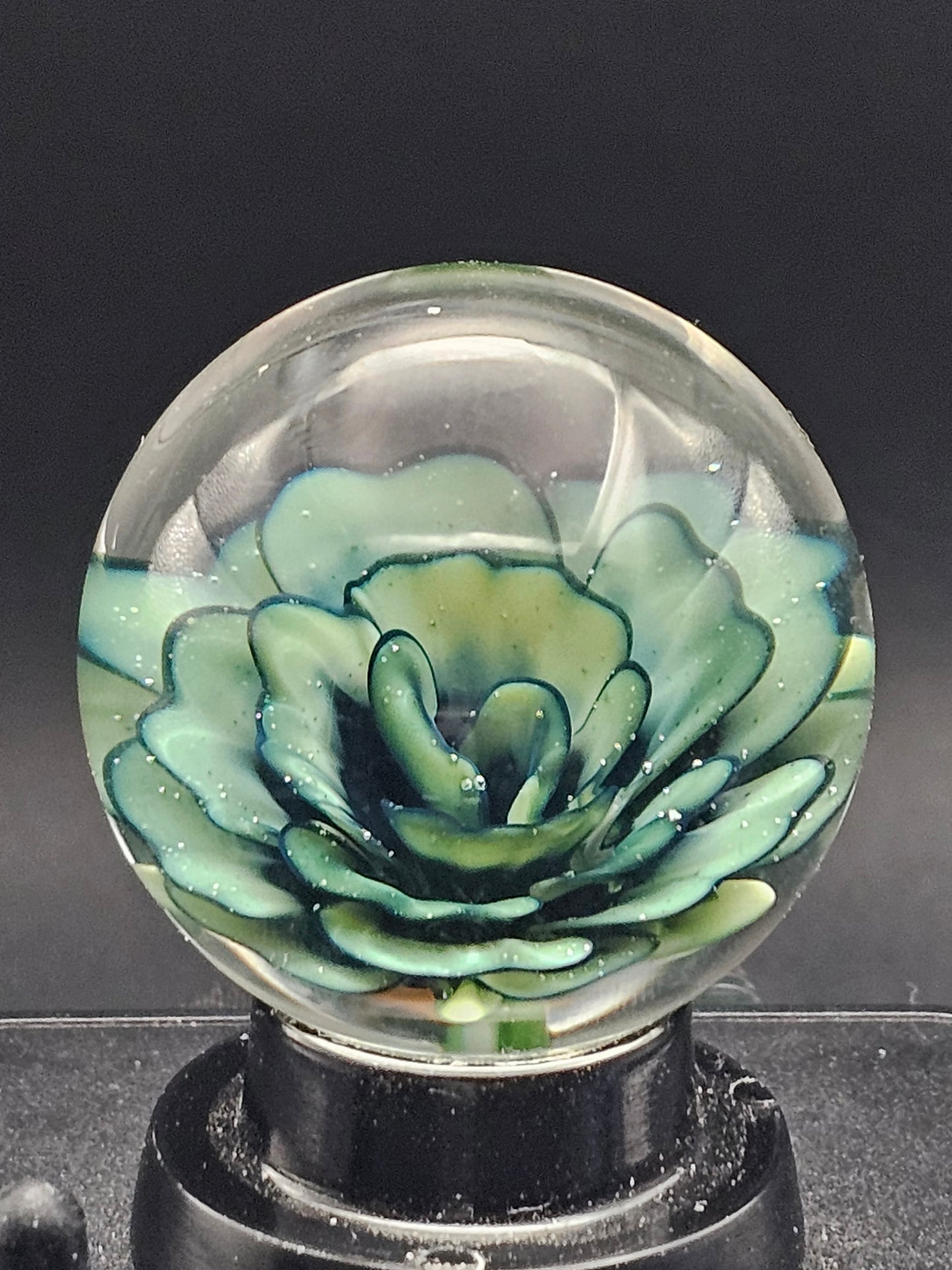 Slyme & Galaxy Black Floral Marble