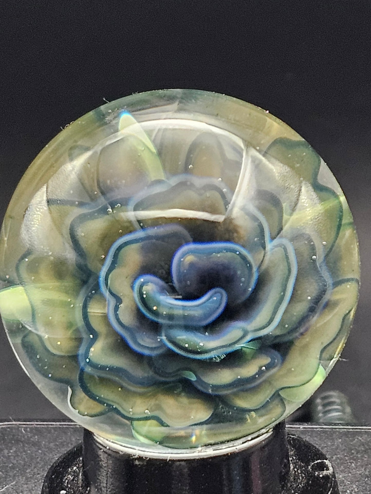 Roswell Yellow & Meta-Terrania Floral Marble