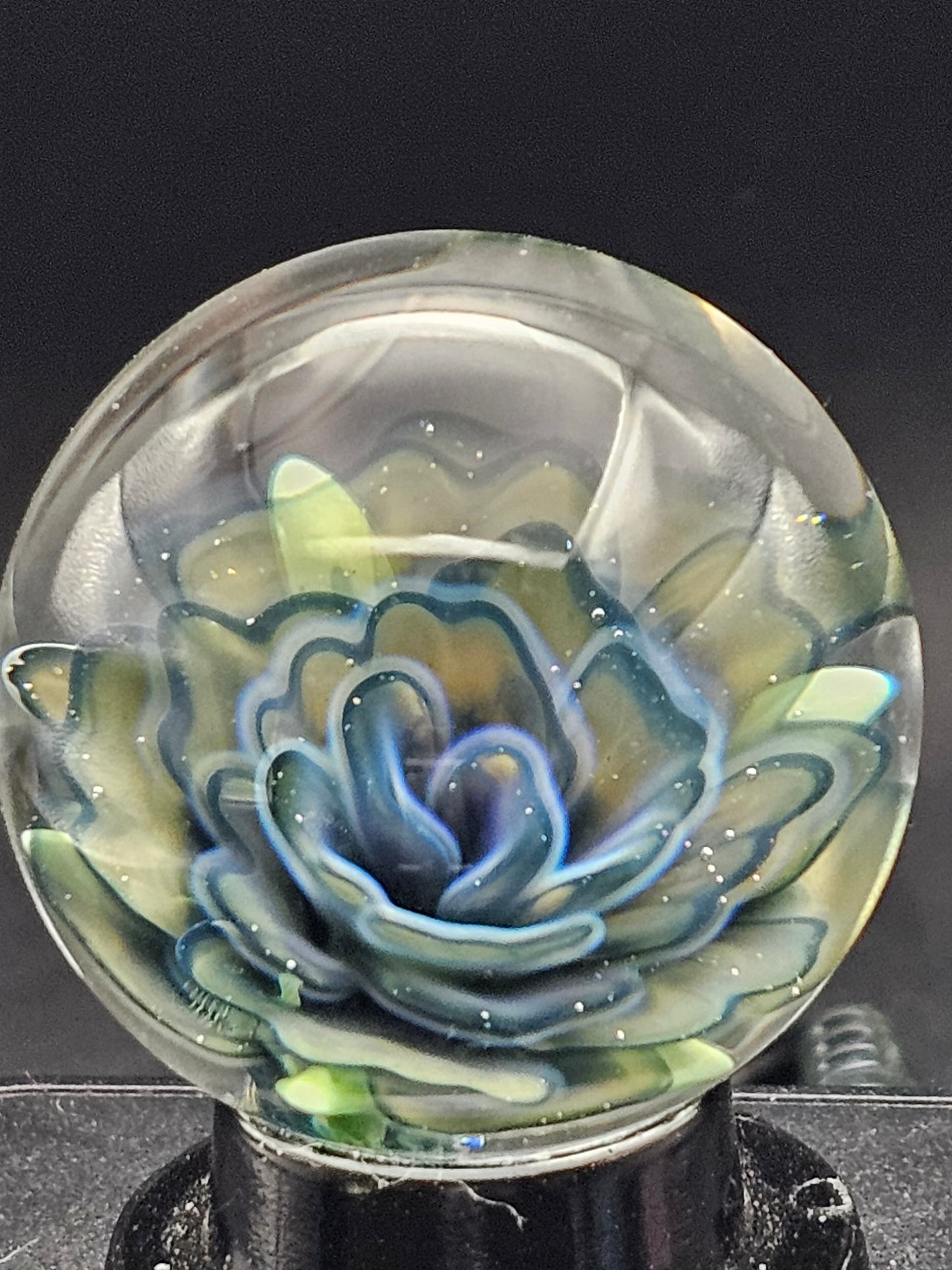 Roswell Yellow & Meta-Terrania Floral Marble