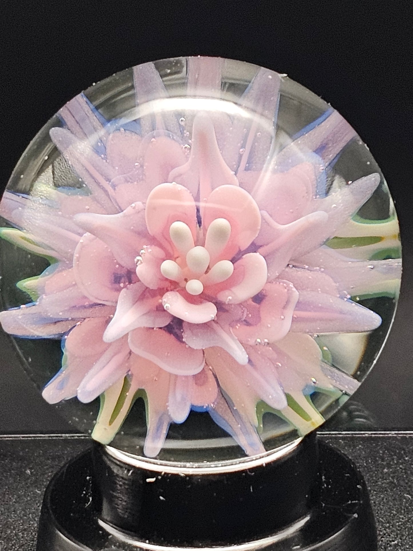 Pink Cadillac & Telemagenta Floral Marble