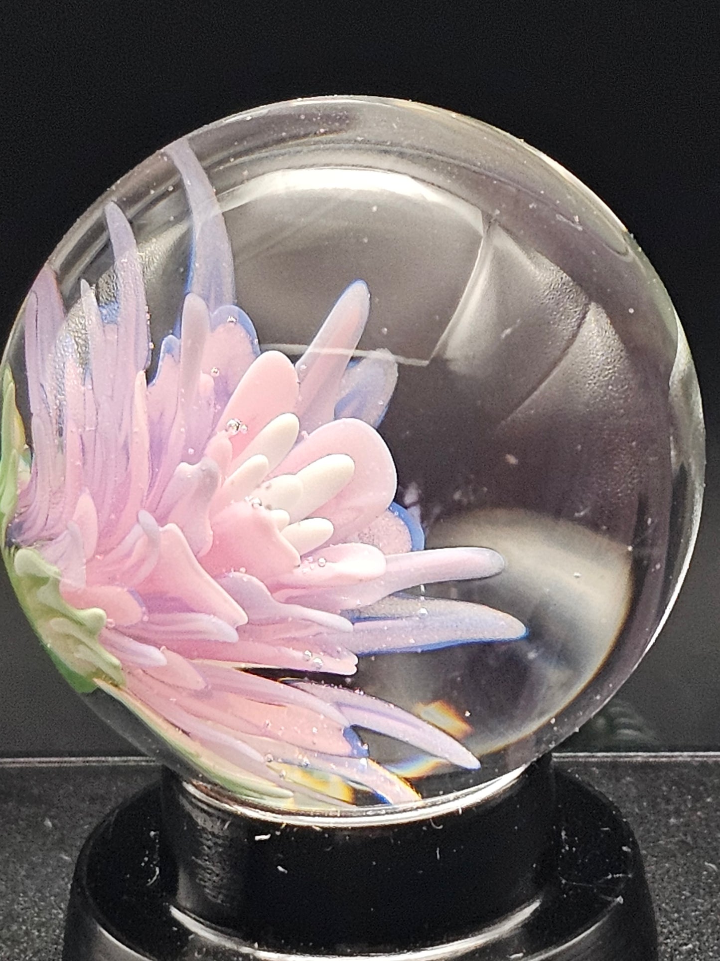 Pink Cadillac & Telemagenta Floral Marble
