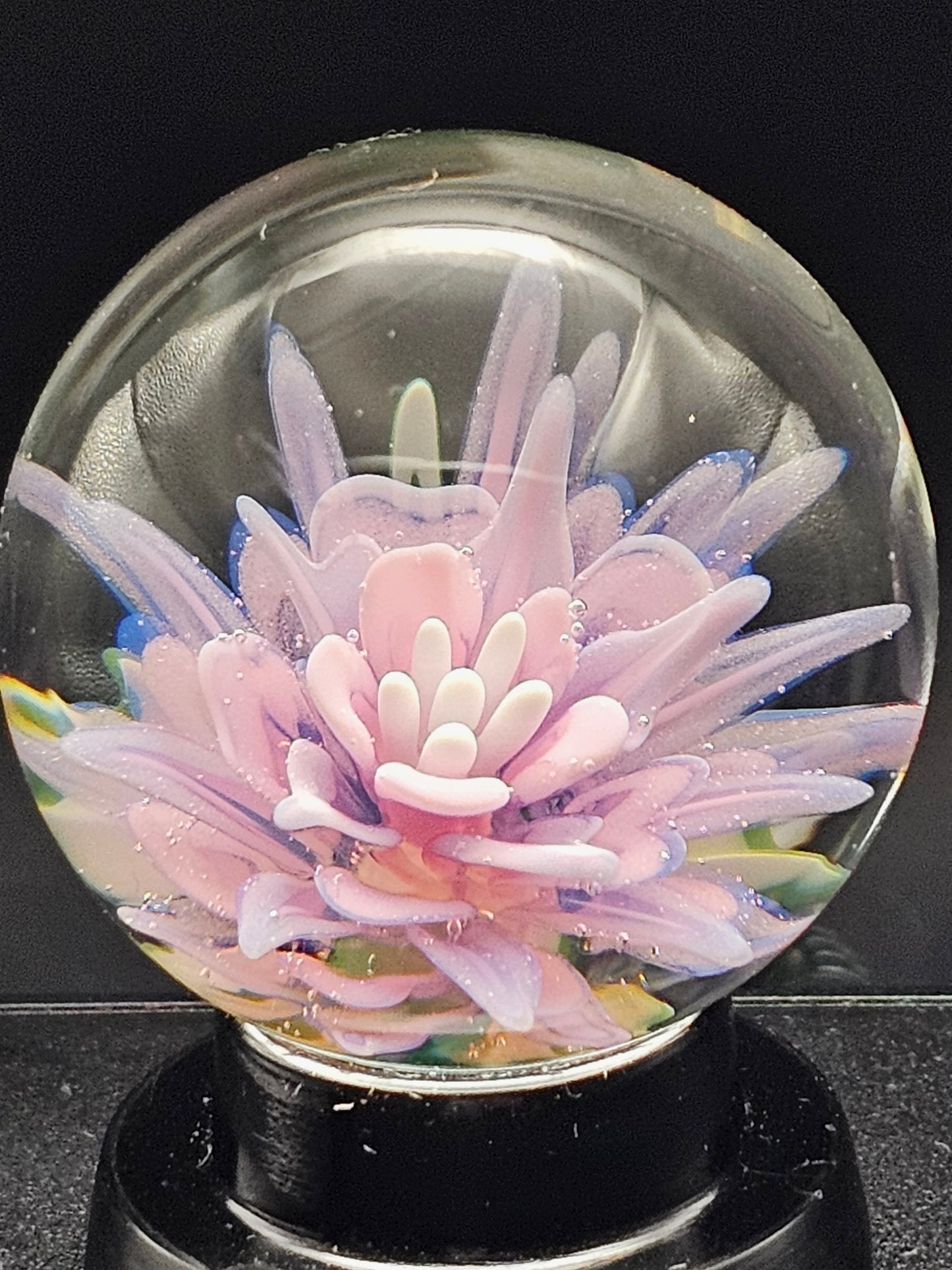 Pink Cadillac & Telemagenta Floral Marble