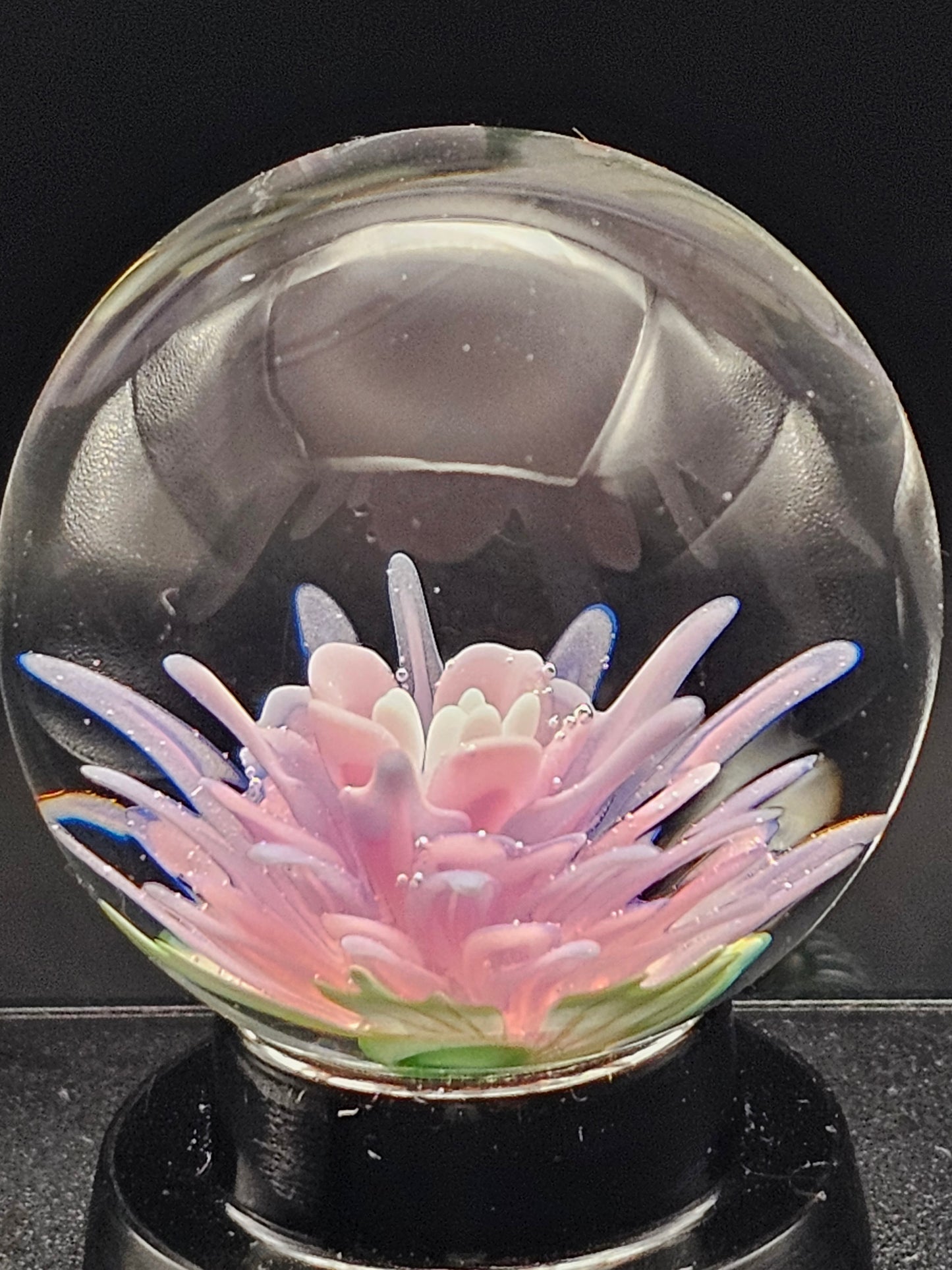 Pink Cadillac & Telemagenta Floral Marble