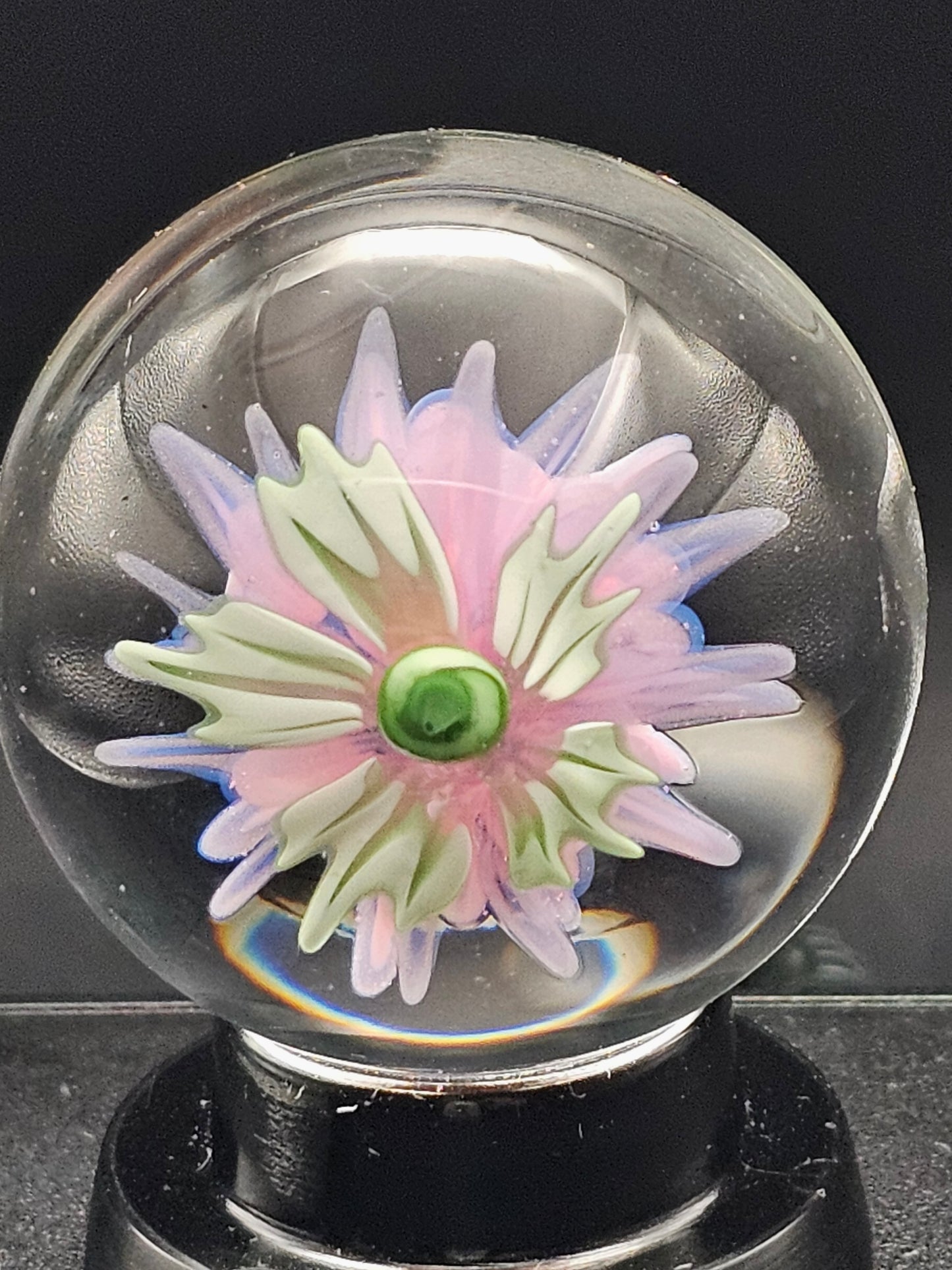 Pink Cadillac & Telemagenta Floral Marble