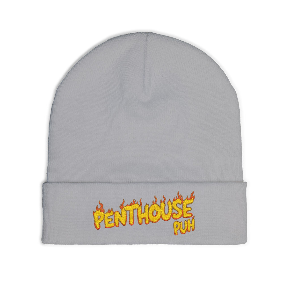 Embroidered Flame Logo Beanie