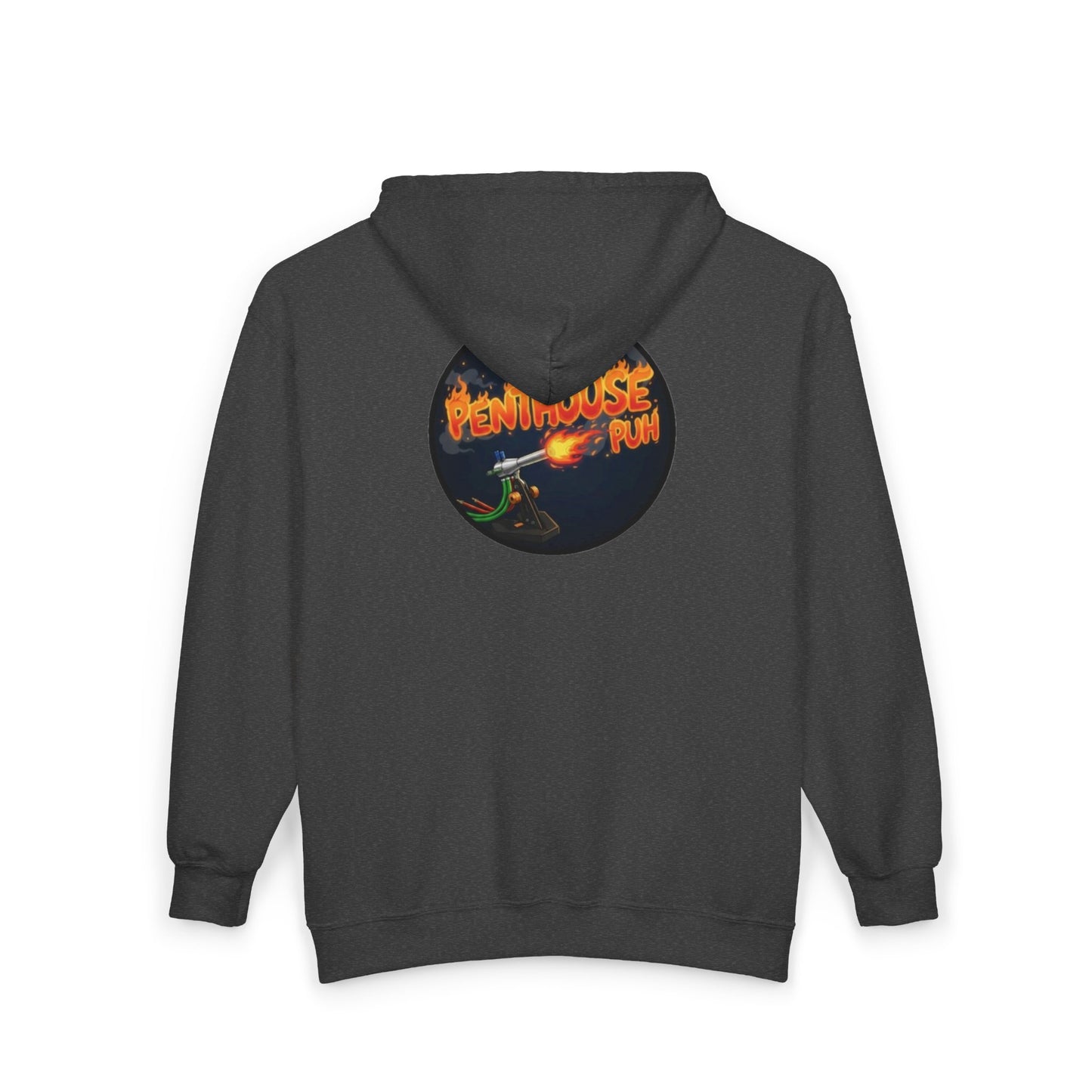 Penthouse Puh Flame Logo Hoodie | Zip-Up Sweatshirt