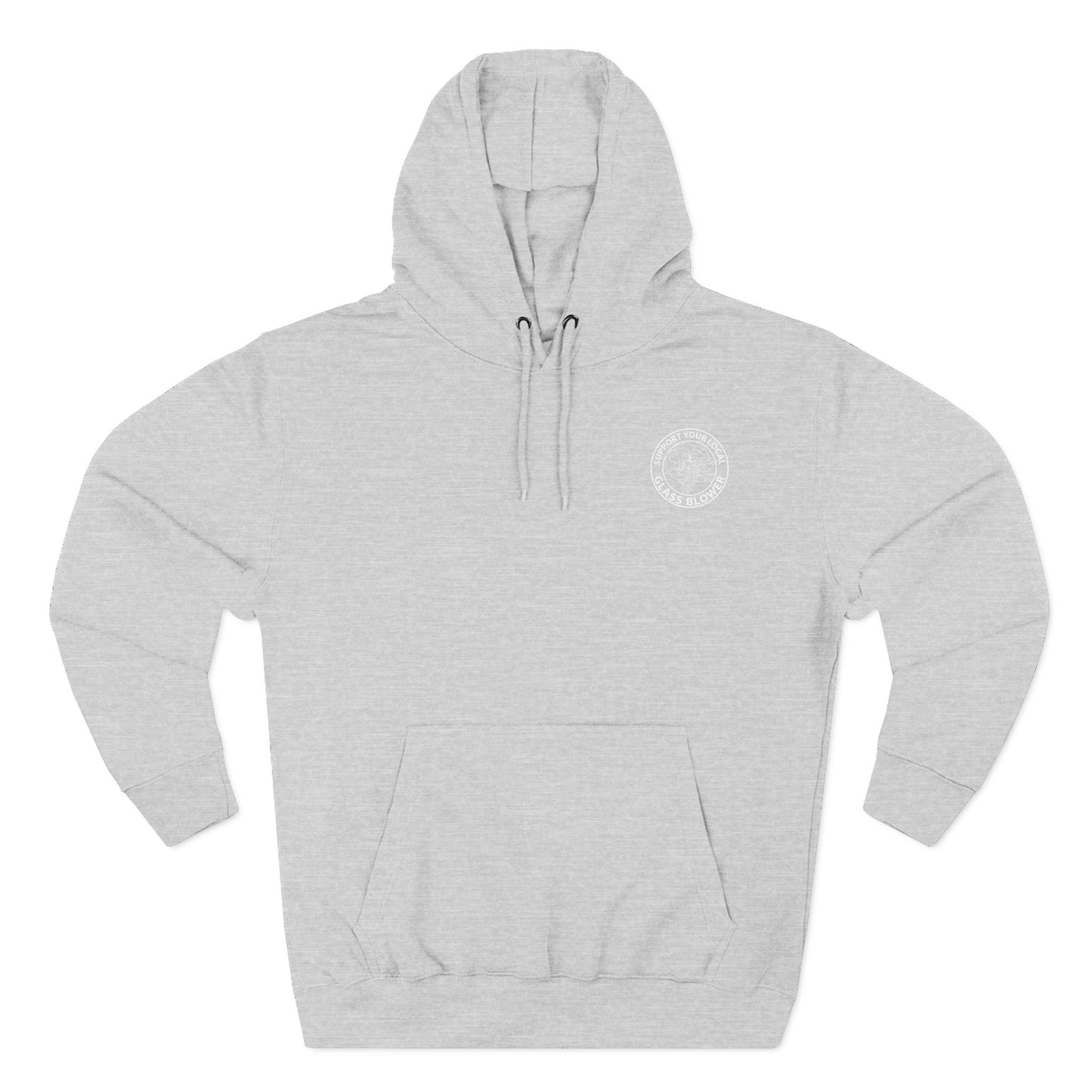 Orange Rose Circle Artwork Hoodie | Floral Back Print