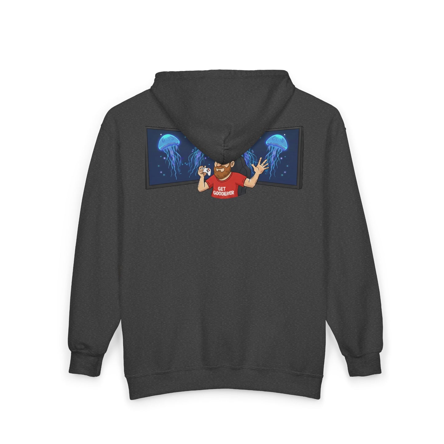 Get Gooderer Penthouse Puh Flame Logo Hoodie | Zip-Up Sweatshirt