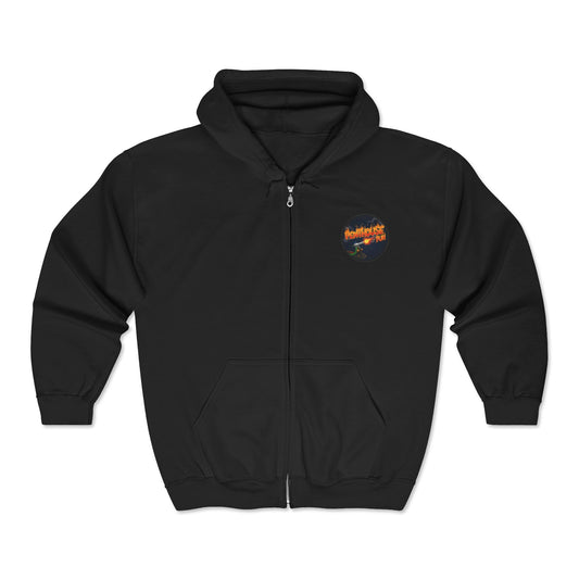 Get Gooderer Penthouse Puh Flame Logo Hoodie | Zip-Up Sweatshirt