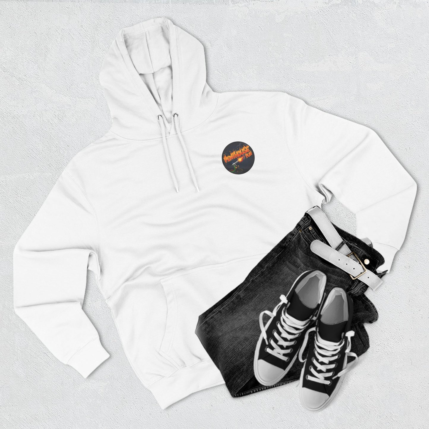 Penthouse Puh Flame Logo Pullover Hoodie