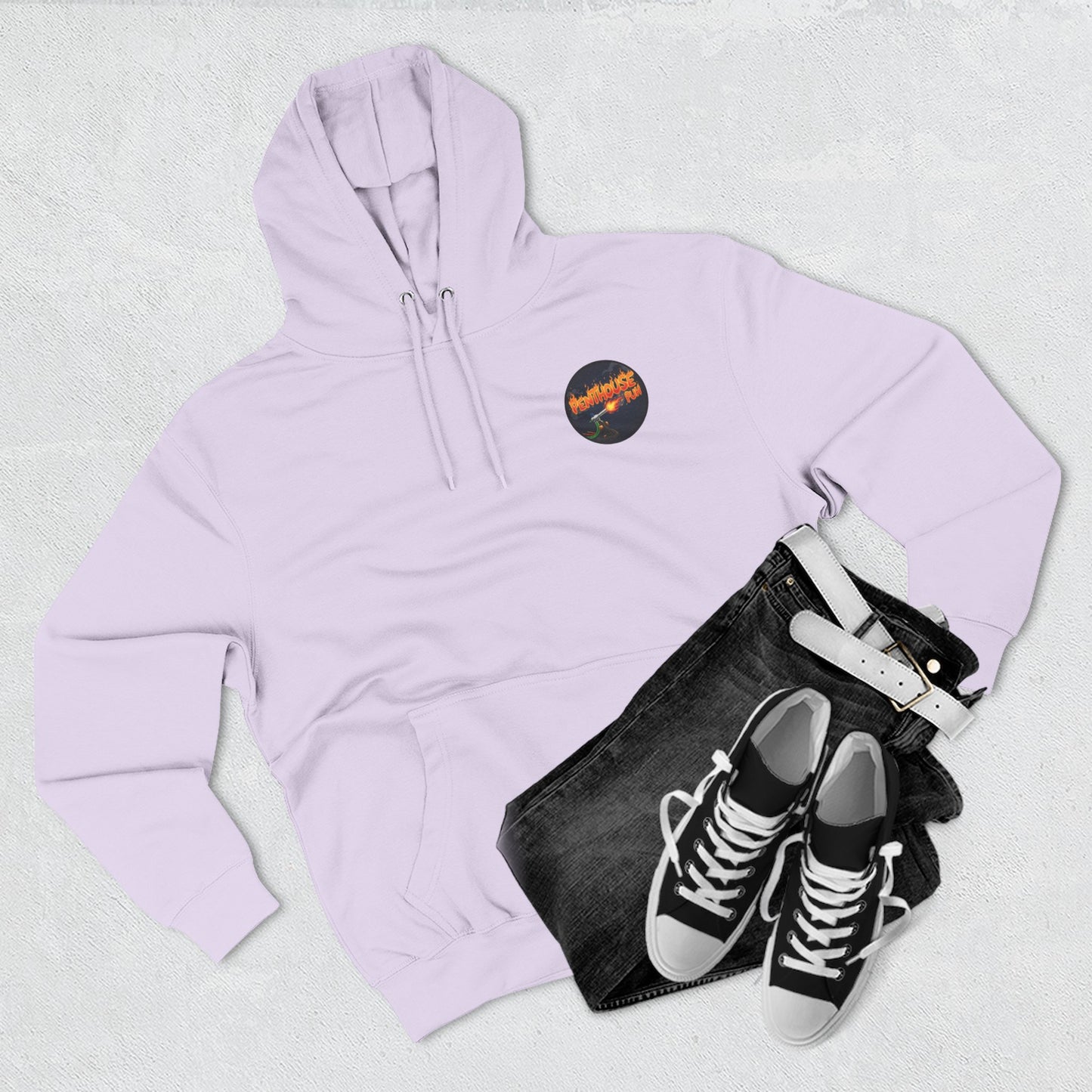 Penthouse Puh Flame Logo Pullover Hoodie