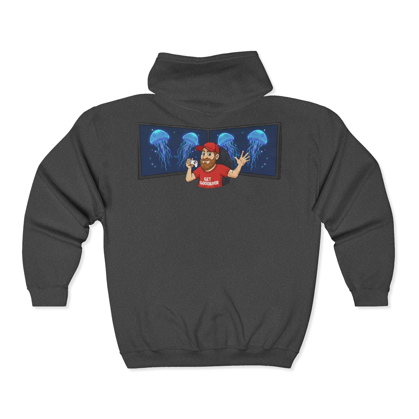 Get Gooderer Penthouse Puh Flame Logo Hoodie | Zip-Up Sweatshirt